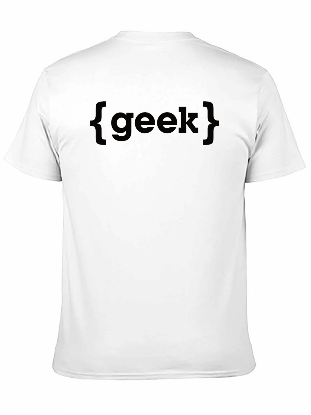 Geek Statement Black Tee - Stylish & Comfortable