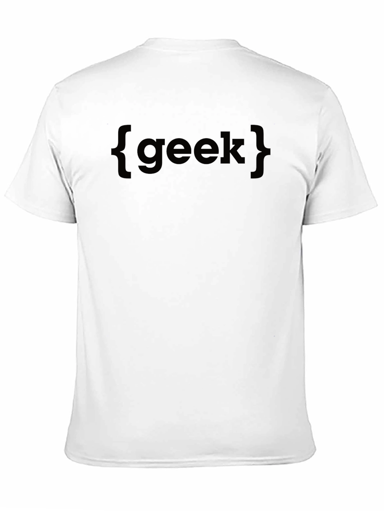 Geek Statement Black Tee - Stylish & Comfortable