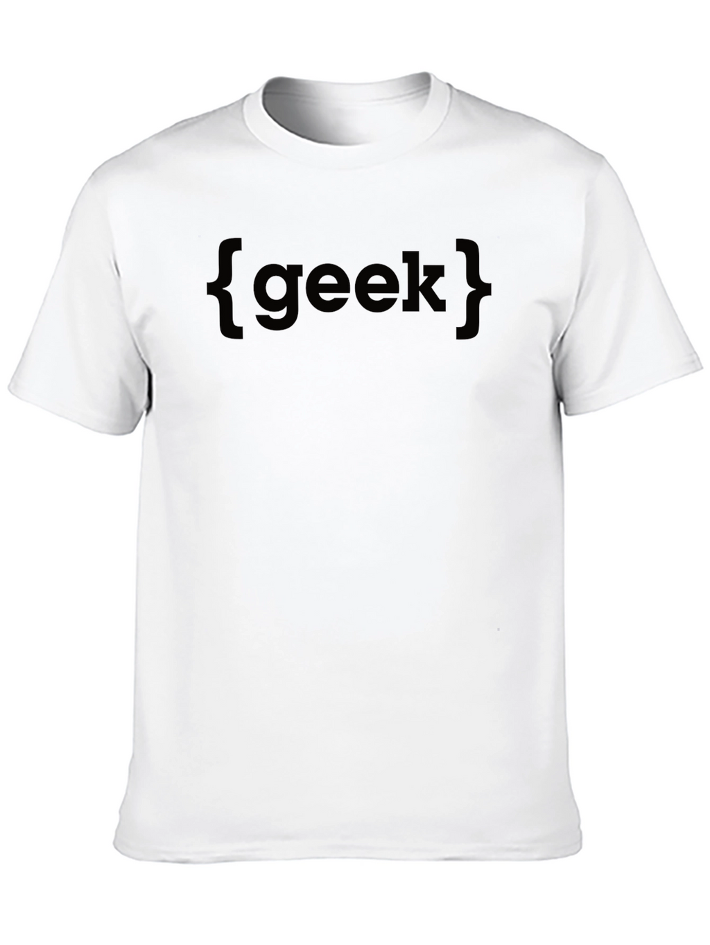 Geek Statement Black Tee - Stylish & Comfortable