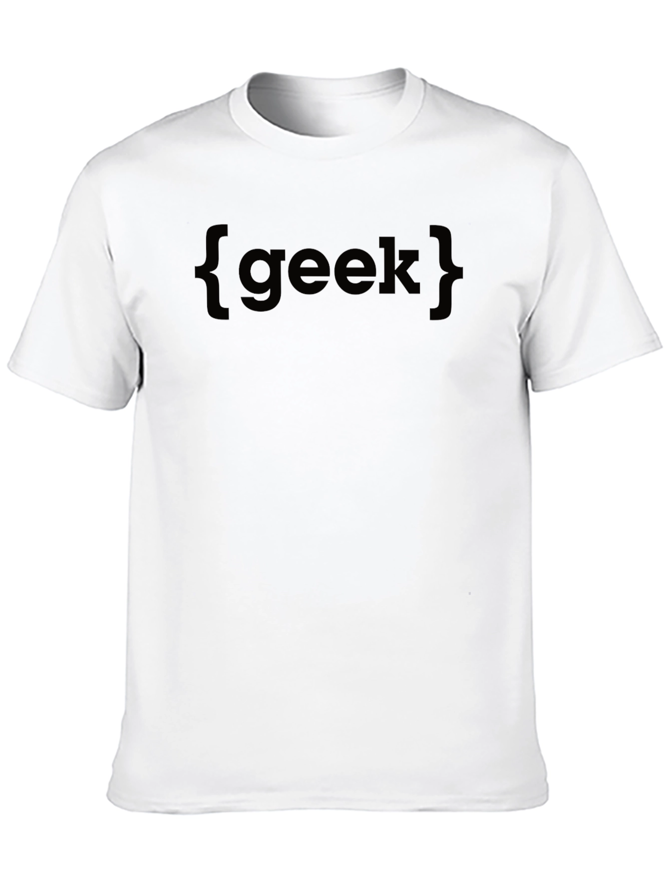 Geek Statement Black Tee - Stylish & Comfortable