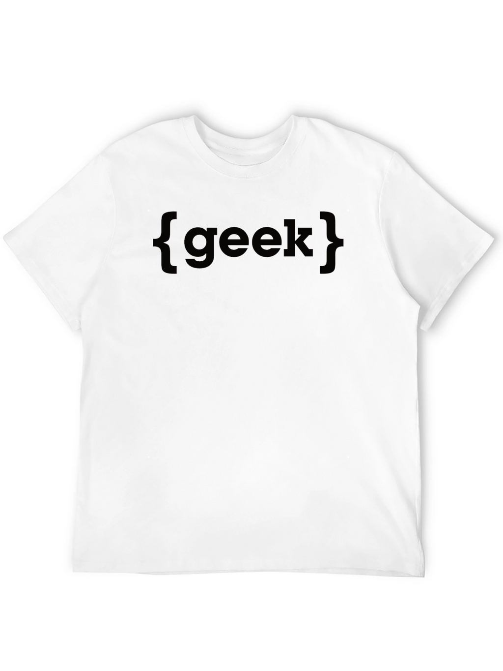 Geek Statement Black Tee - Stylish & Comfortable