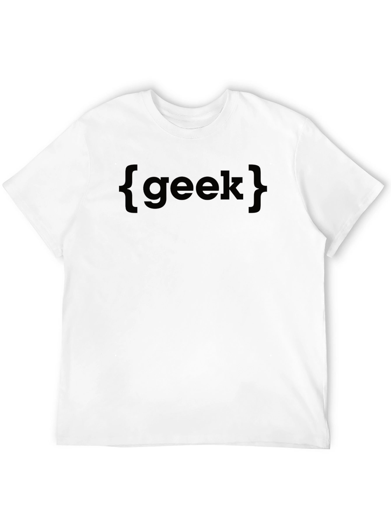 Geek Statement Black Tee - Stylish & Comfortable