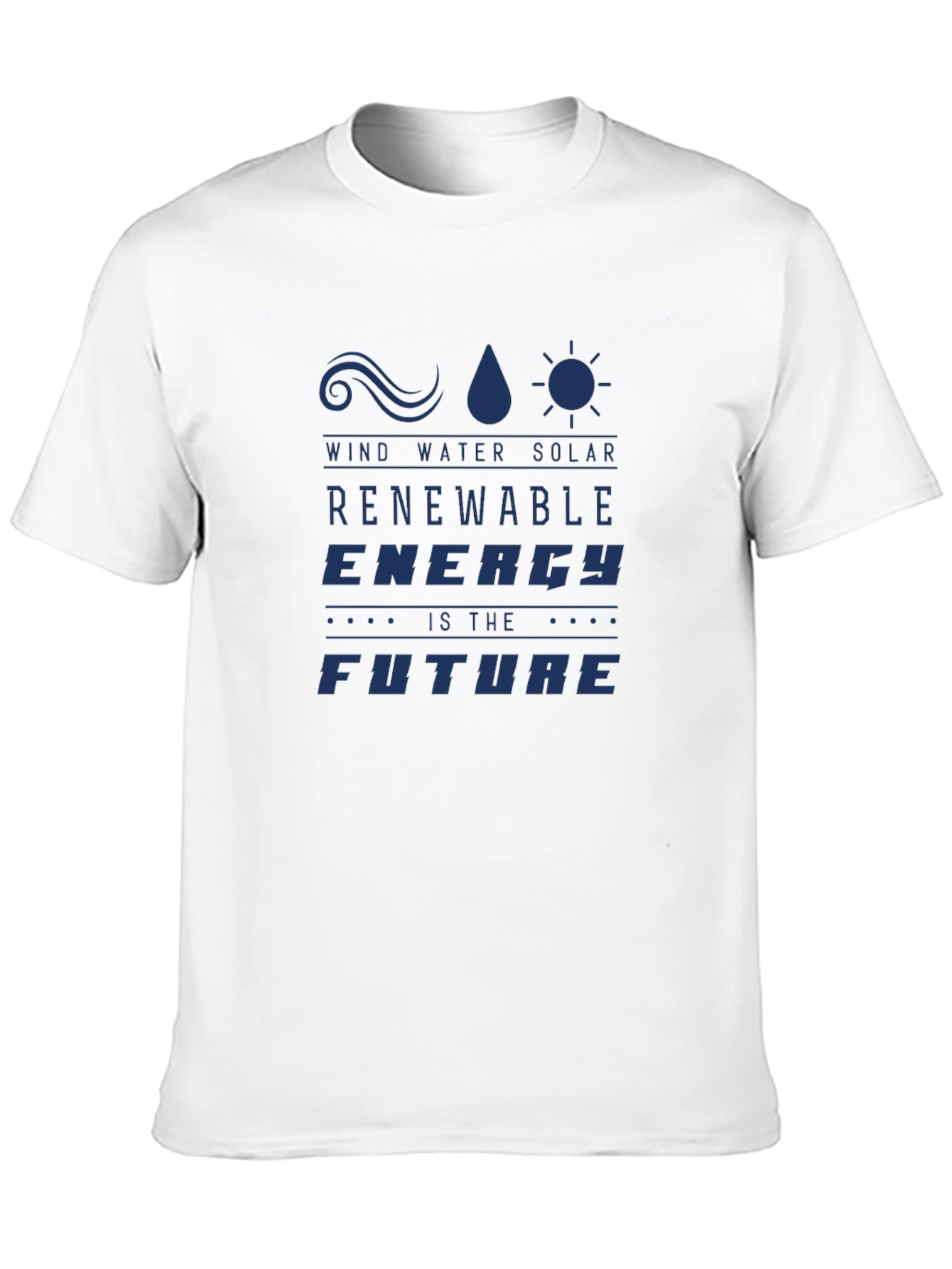 Renewable Energy T-Shirt - Wind Water Solar Future