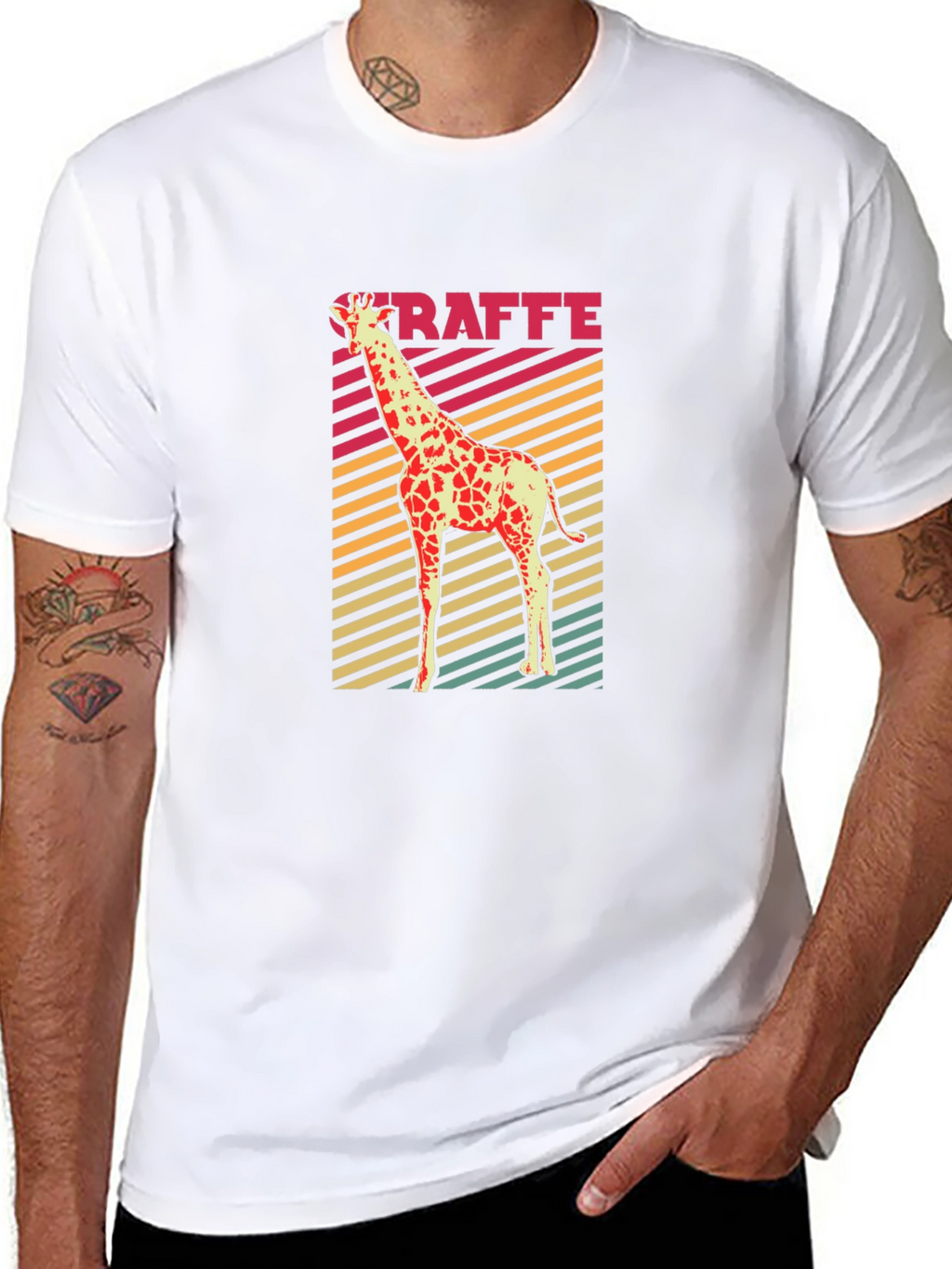 Retro Giraffe Tee