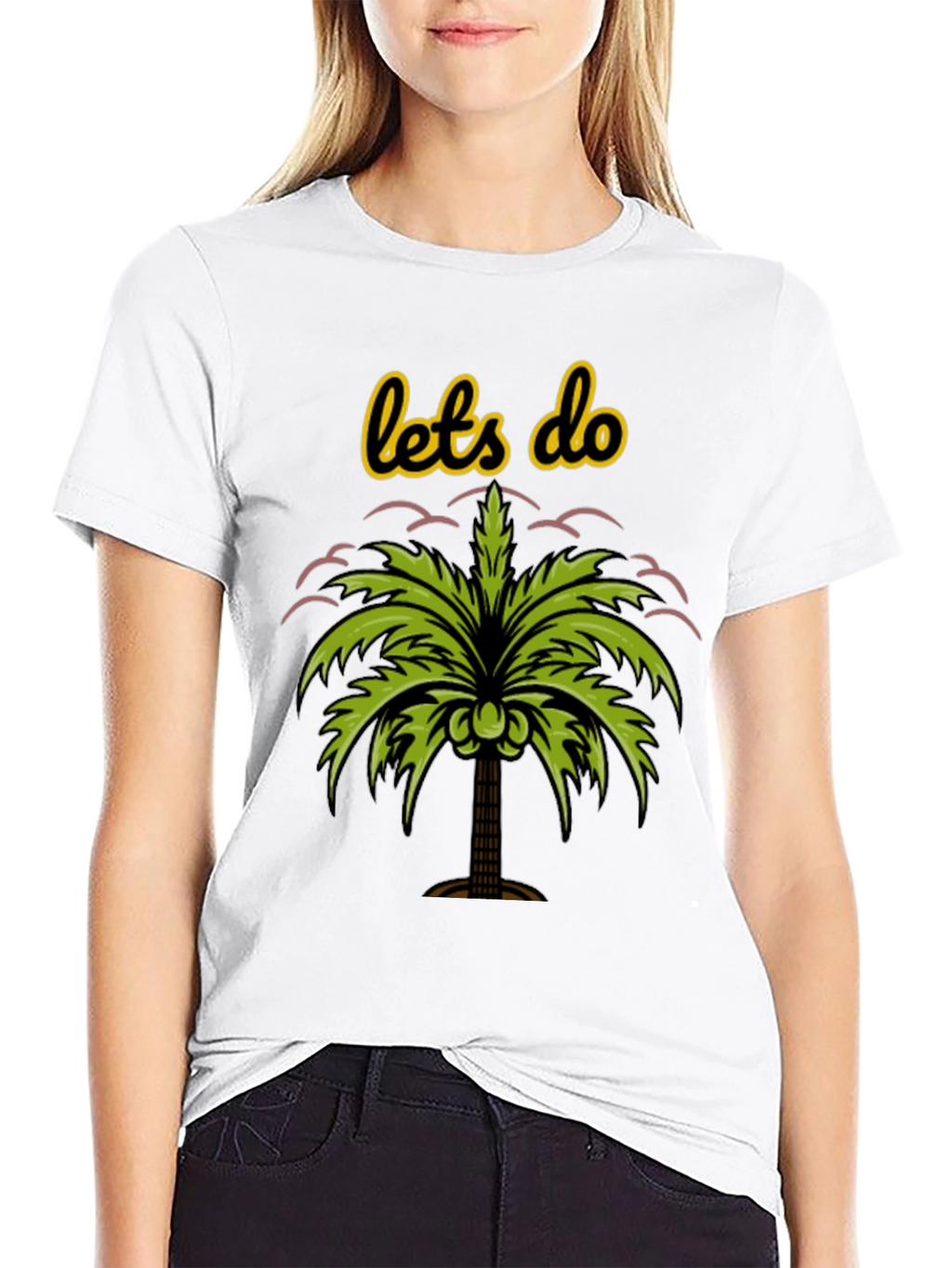 Tropical Vibes Tee - Lets Do Palm Tree Shirt
