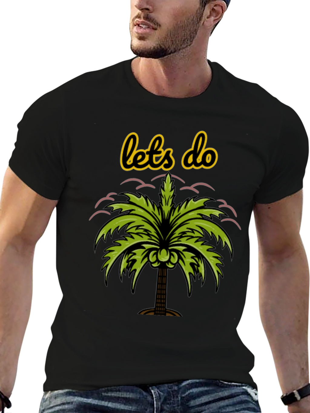 Tropical Vibes Tee - Lets Do Palm Tree Shirt
