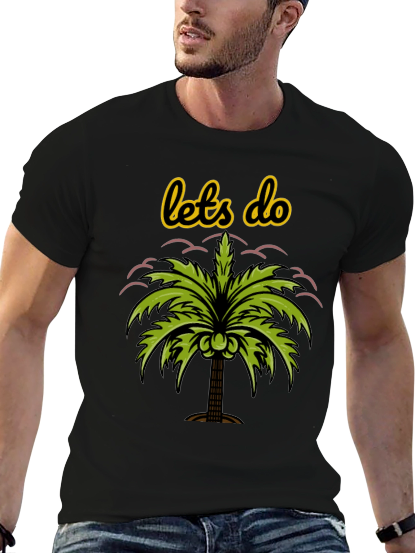 Tropical Vibes Tee - Lets Do Palm Tree Shirt
