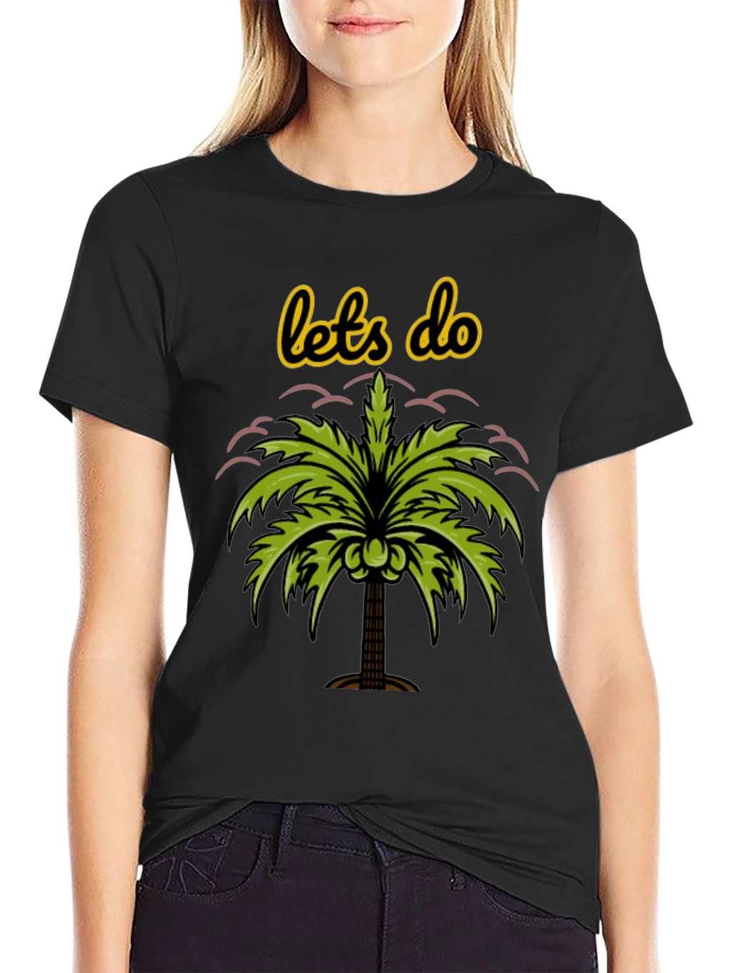 Tropical Vibes Tee - Lets Do Palm Tree Shirt