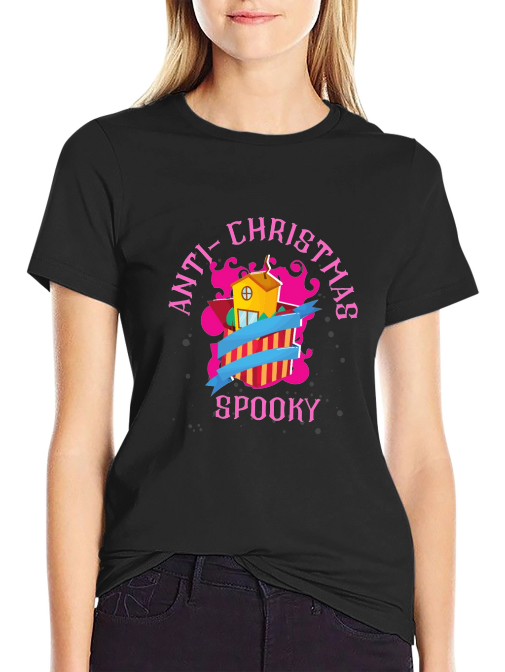 Anti-Christmas Spooky Graphic Tee