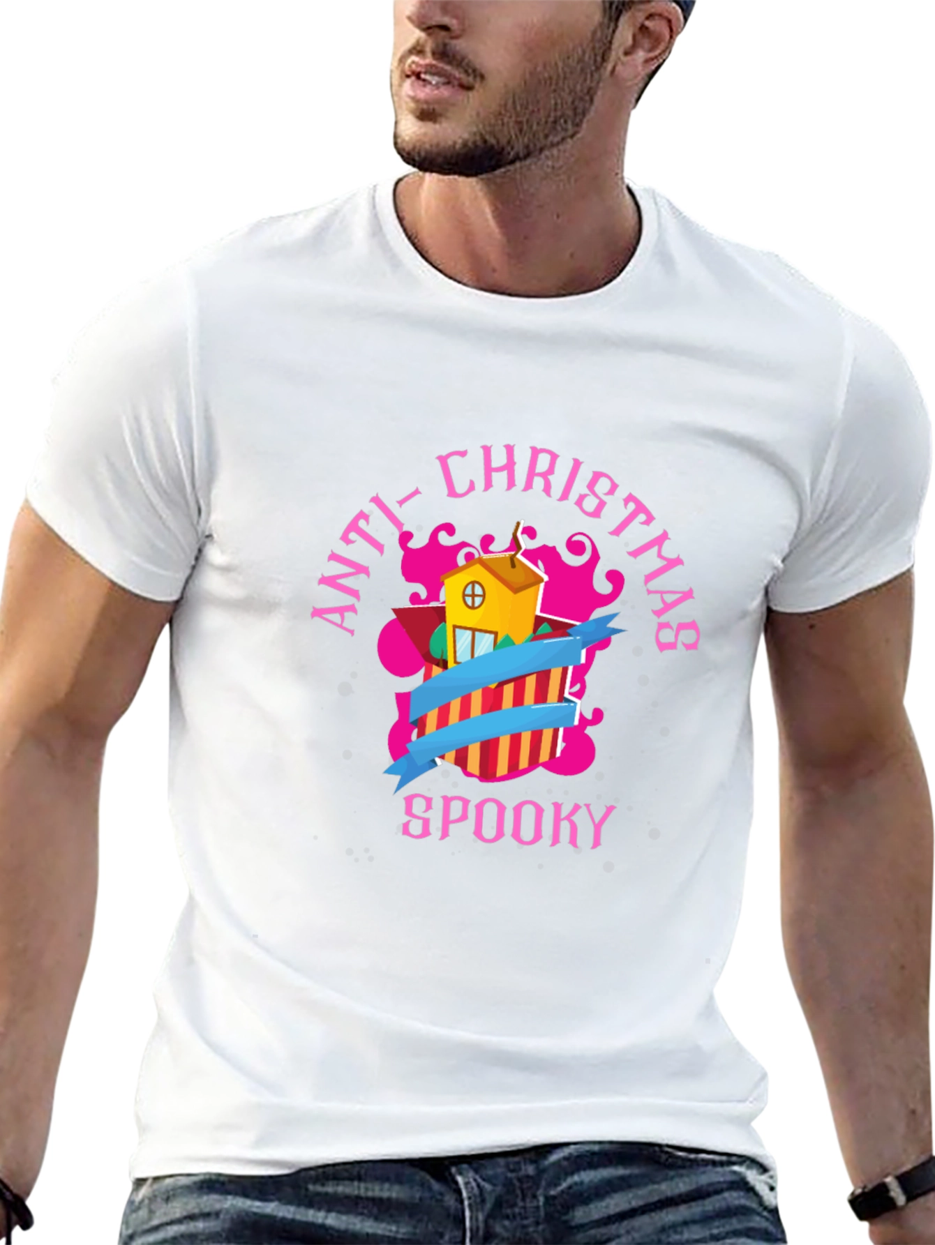Anti-Christmas Spooky Graphic Tee