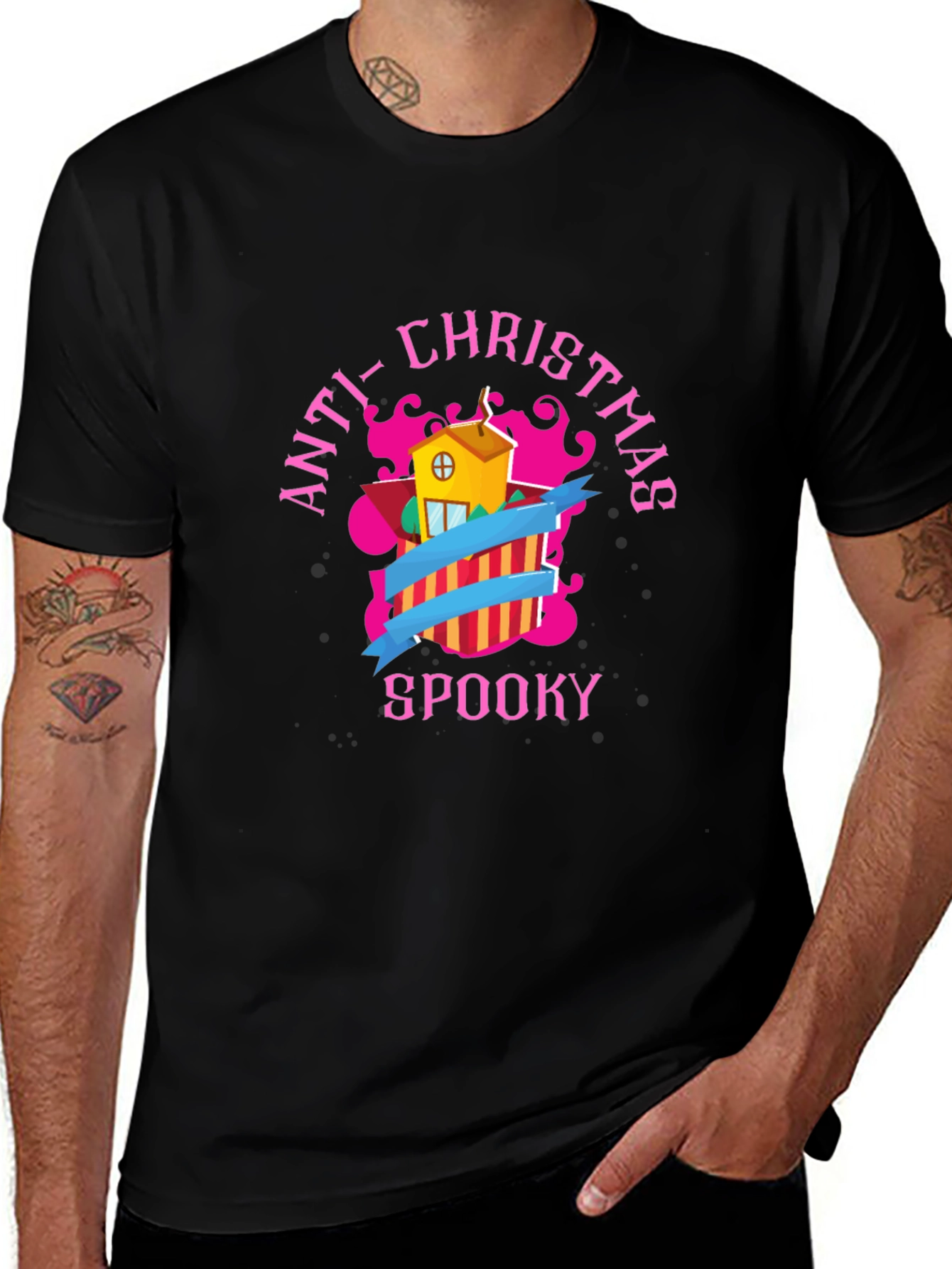 Anti-Christmas Spooky Graphic Tee