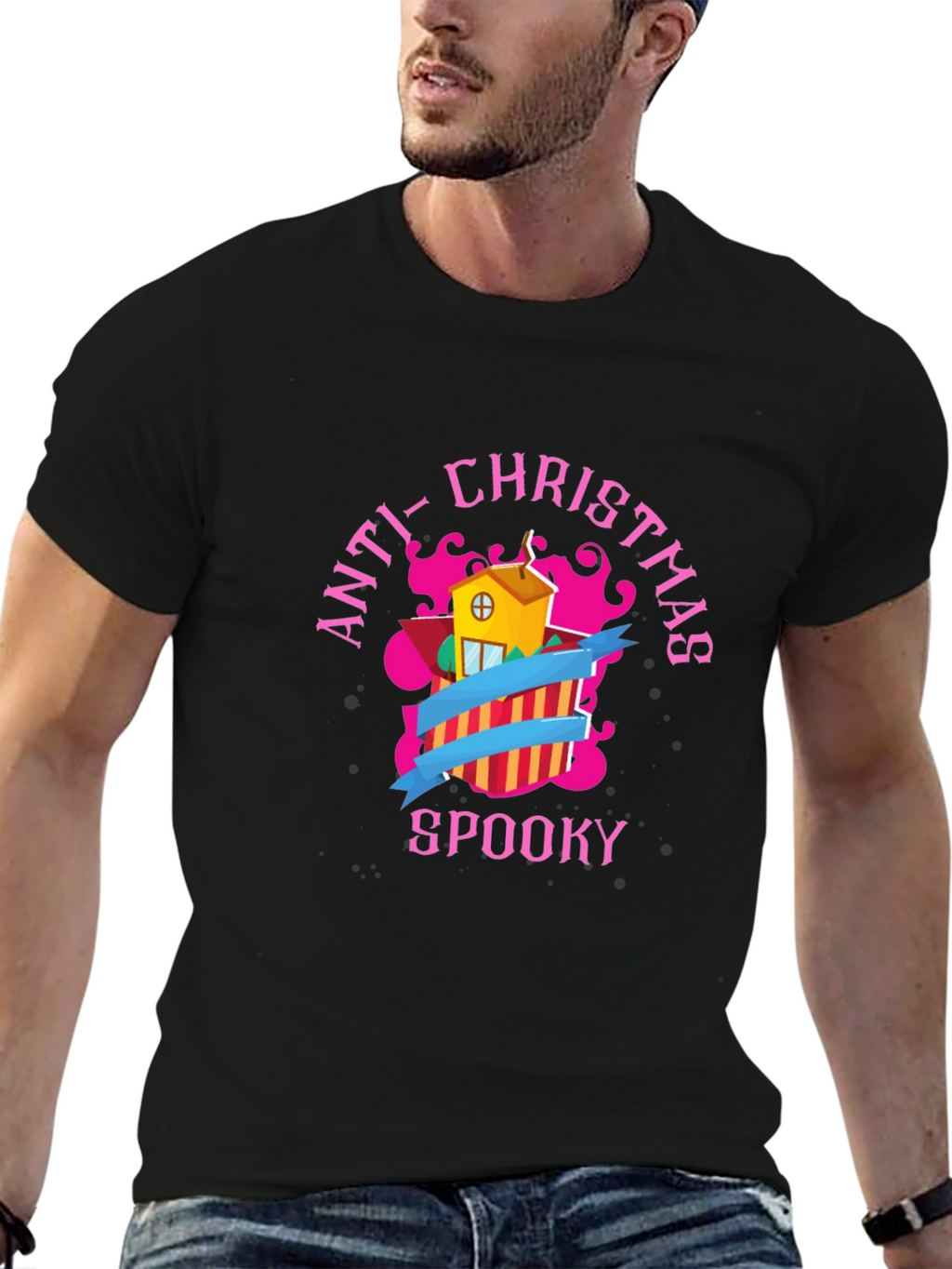 Anti-Christmas Spooky Graphic Tee