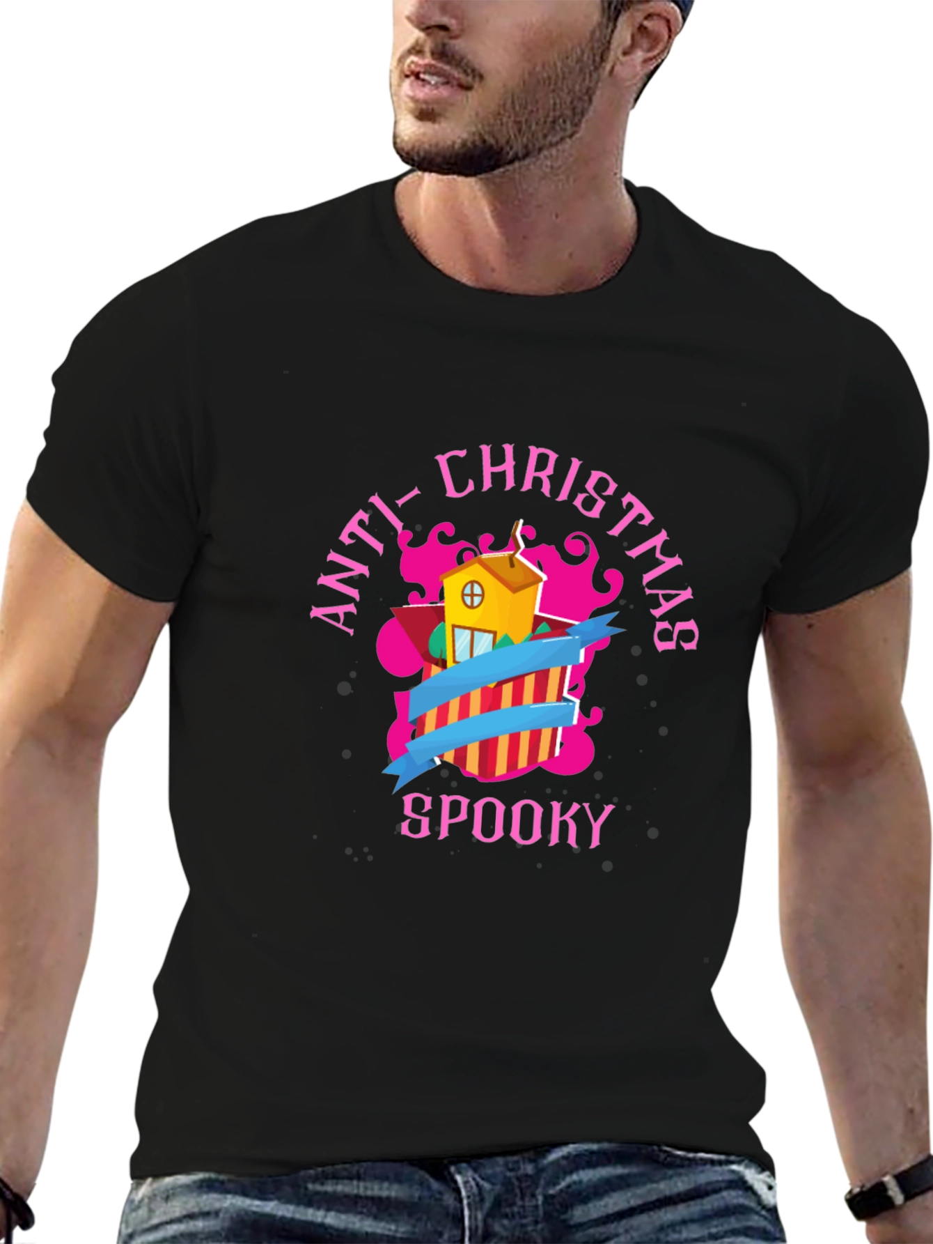 Anti-Christmas Spooky Graphic Tee