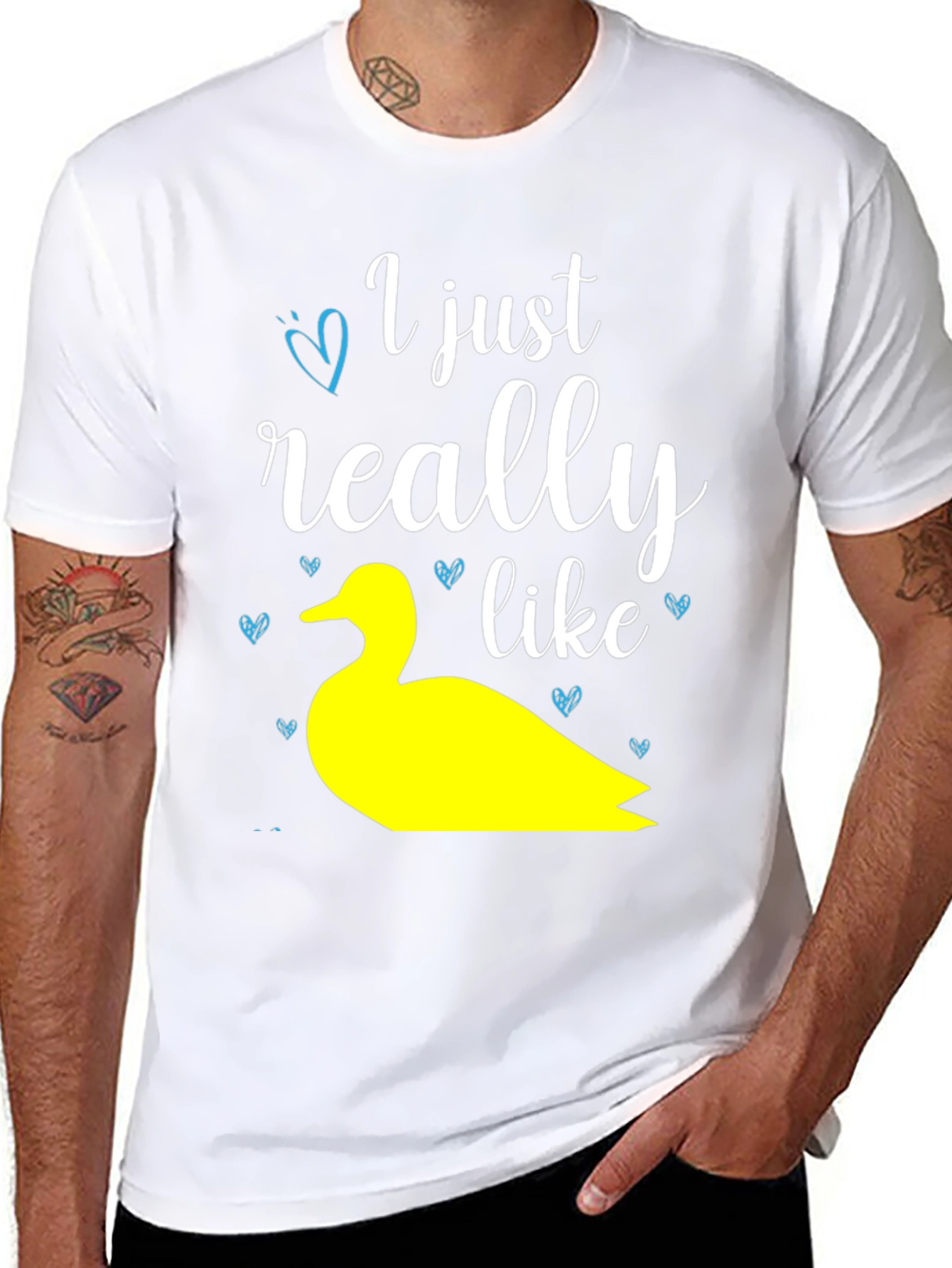 Duck Lover T-Shirt: I Just Really Like Ducks Graphic Tee