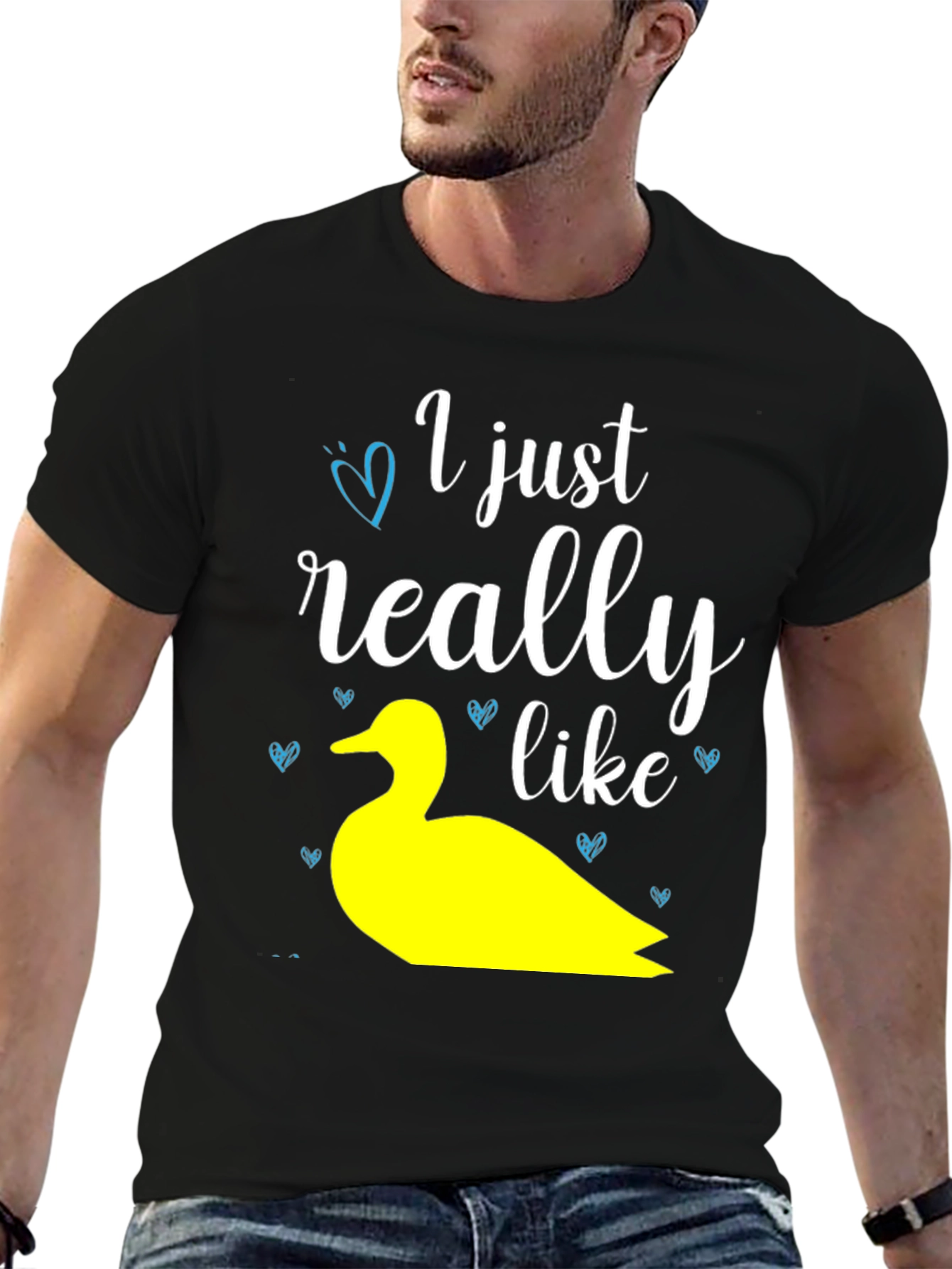 Duck Lover T-Shirt: I Just Really Like Ducks Graphic Tee