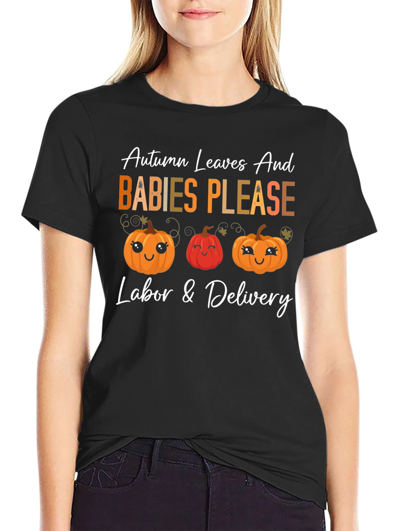 Autumn Leaves Babies Please T-Shirt