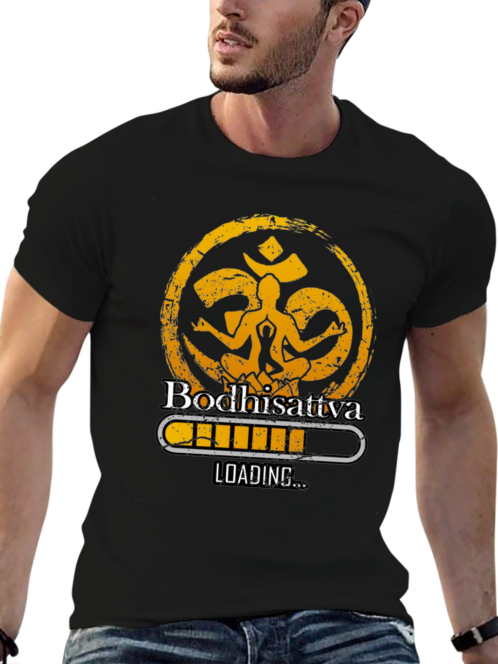 Bodhisattva Loading T-Shirt - Spiritual Zen Tee