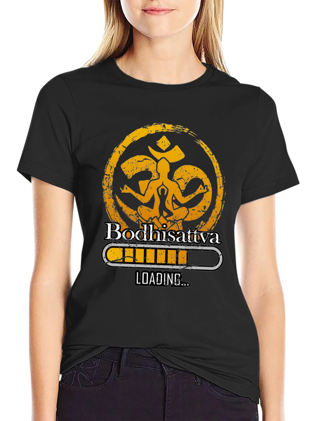 Bodhisattva Loading T-Shirt - Spiritual Zen Tee