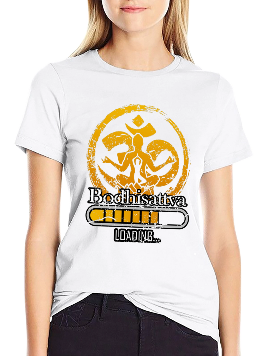 Bodhisattva Loading T-Shirt - Spiritual Zen Tee