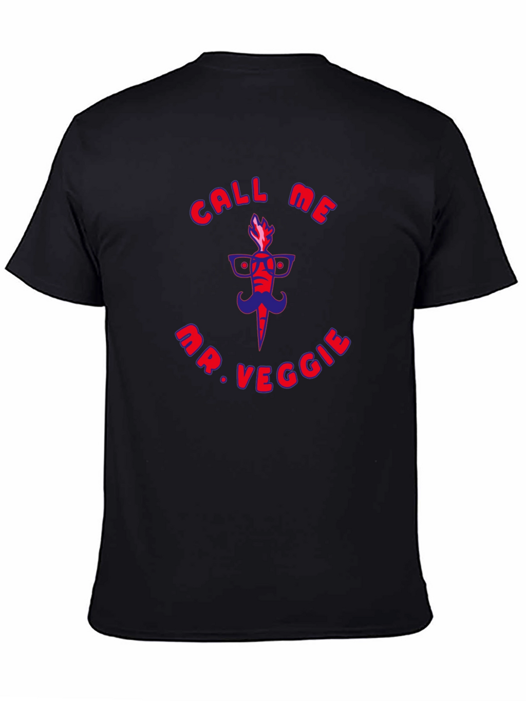 Call Me Mr. Veggie Funny Graphic T-Shirt