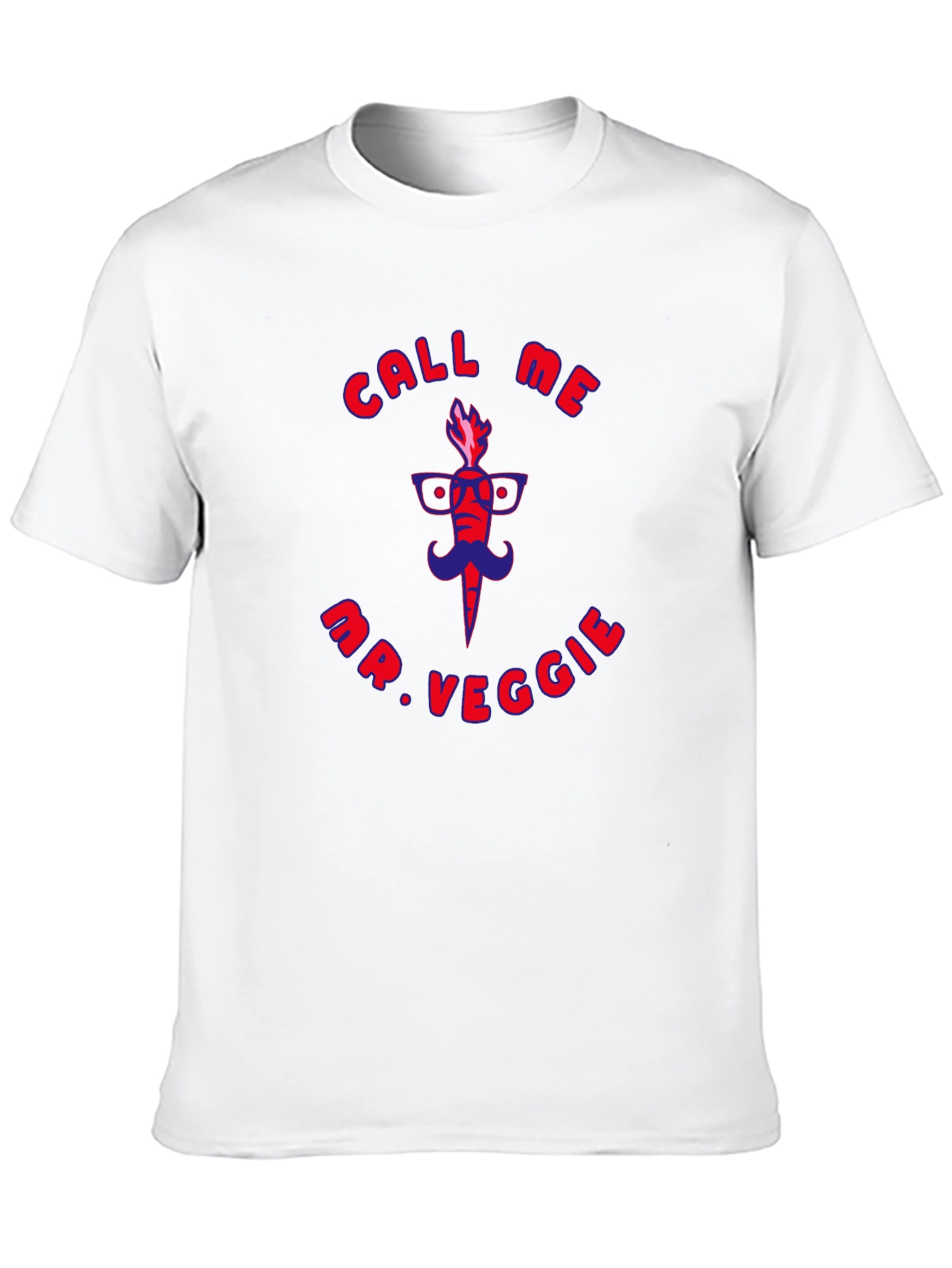 Call Me Mr. Veggie Funny Graphic T-Shirt