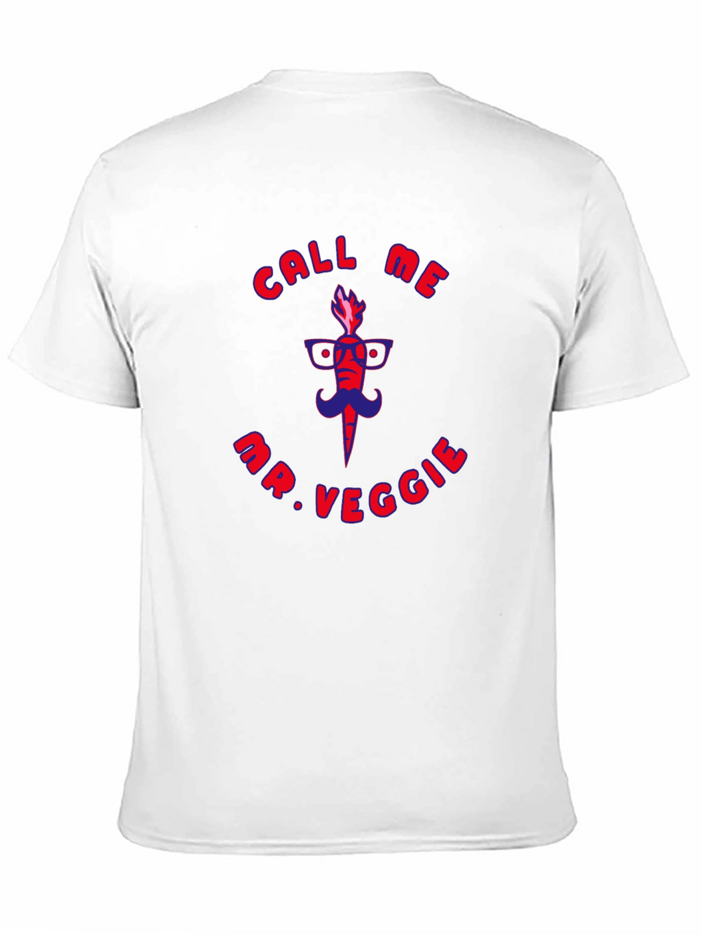 Call Me Mr. Veggie Funny Graphic T-Shirt