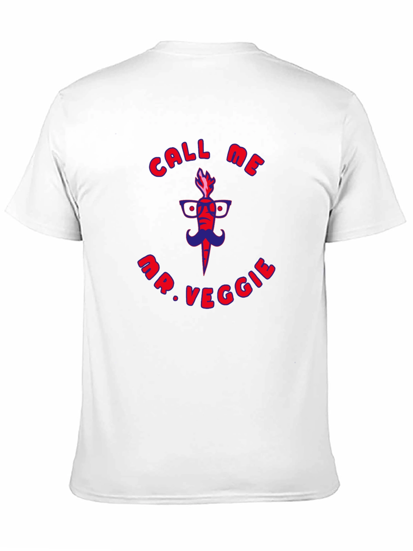 Call Me Mr. Veggie Funny Graphic T-Shirt
