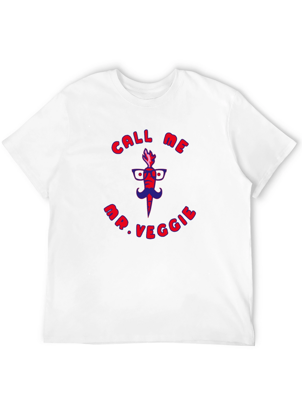 Call Me Mr. Veggie Funny Graphic T-Shirt