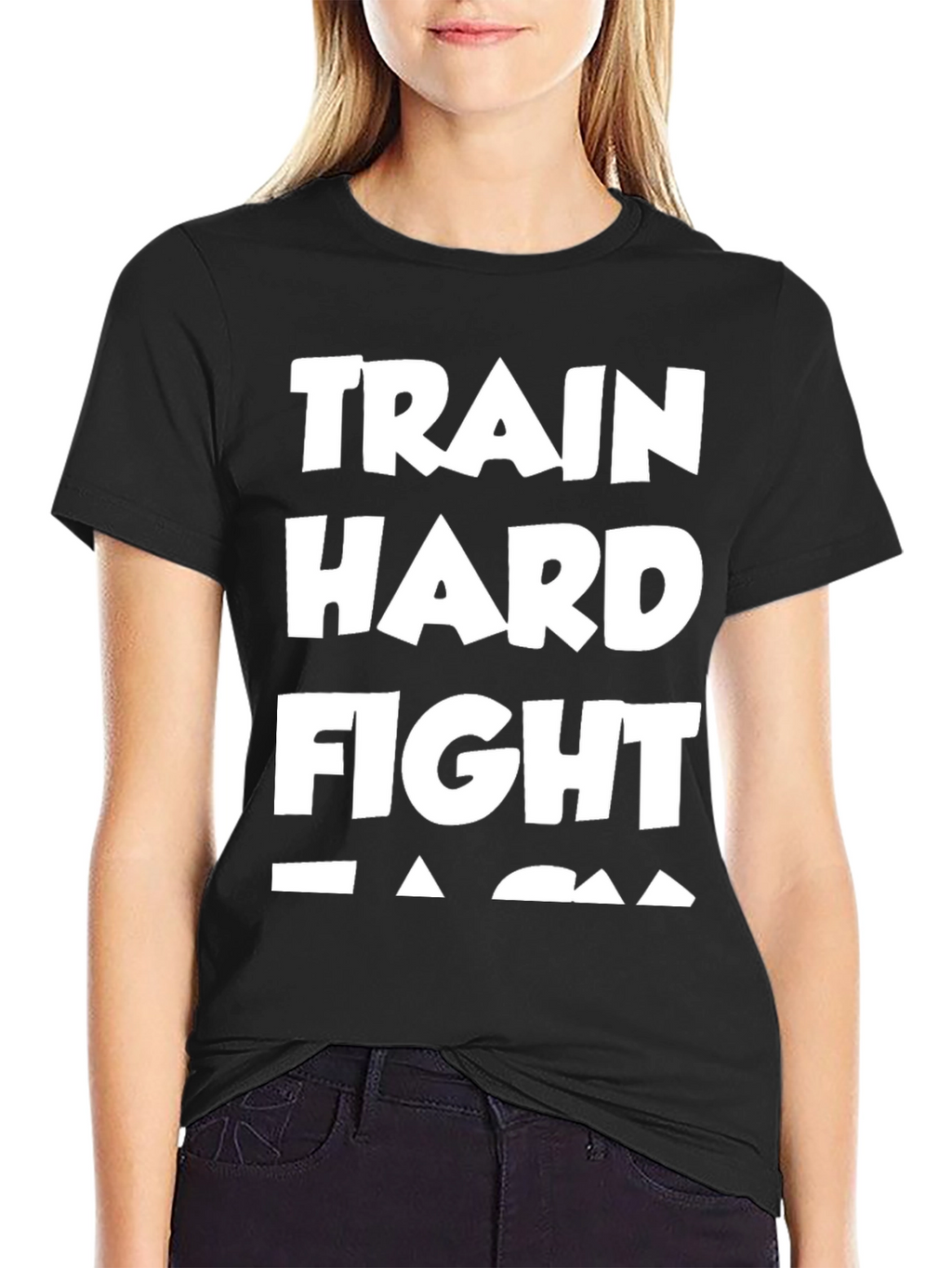 Train Hard Fight Easy Graphic Tee