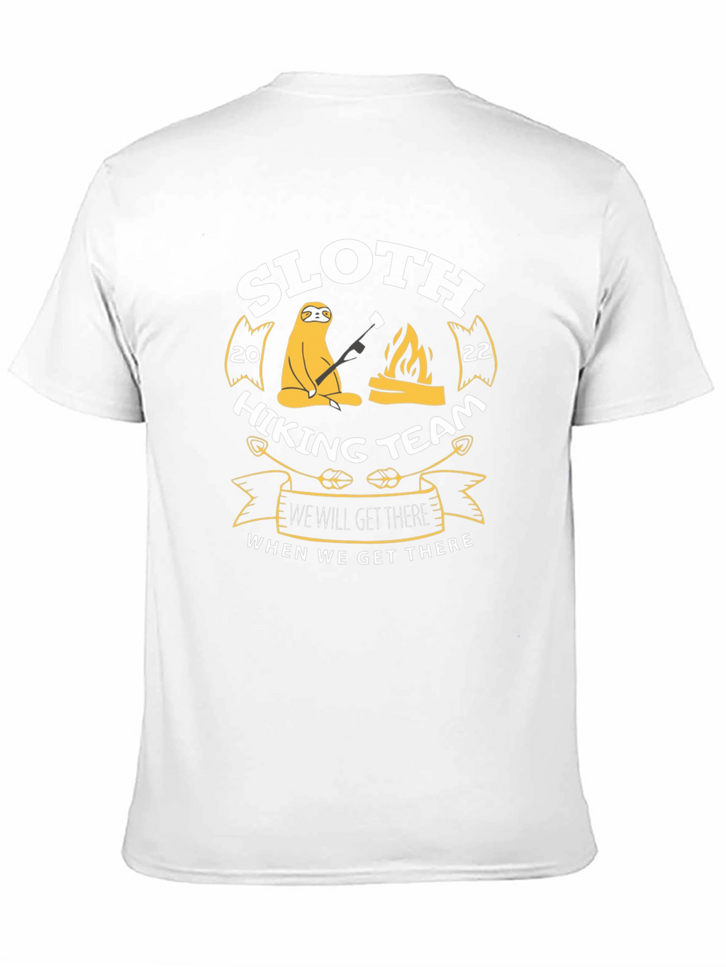 Sloth Hiking Team T-Shirt - Funny Graphic Tee