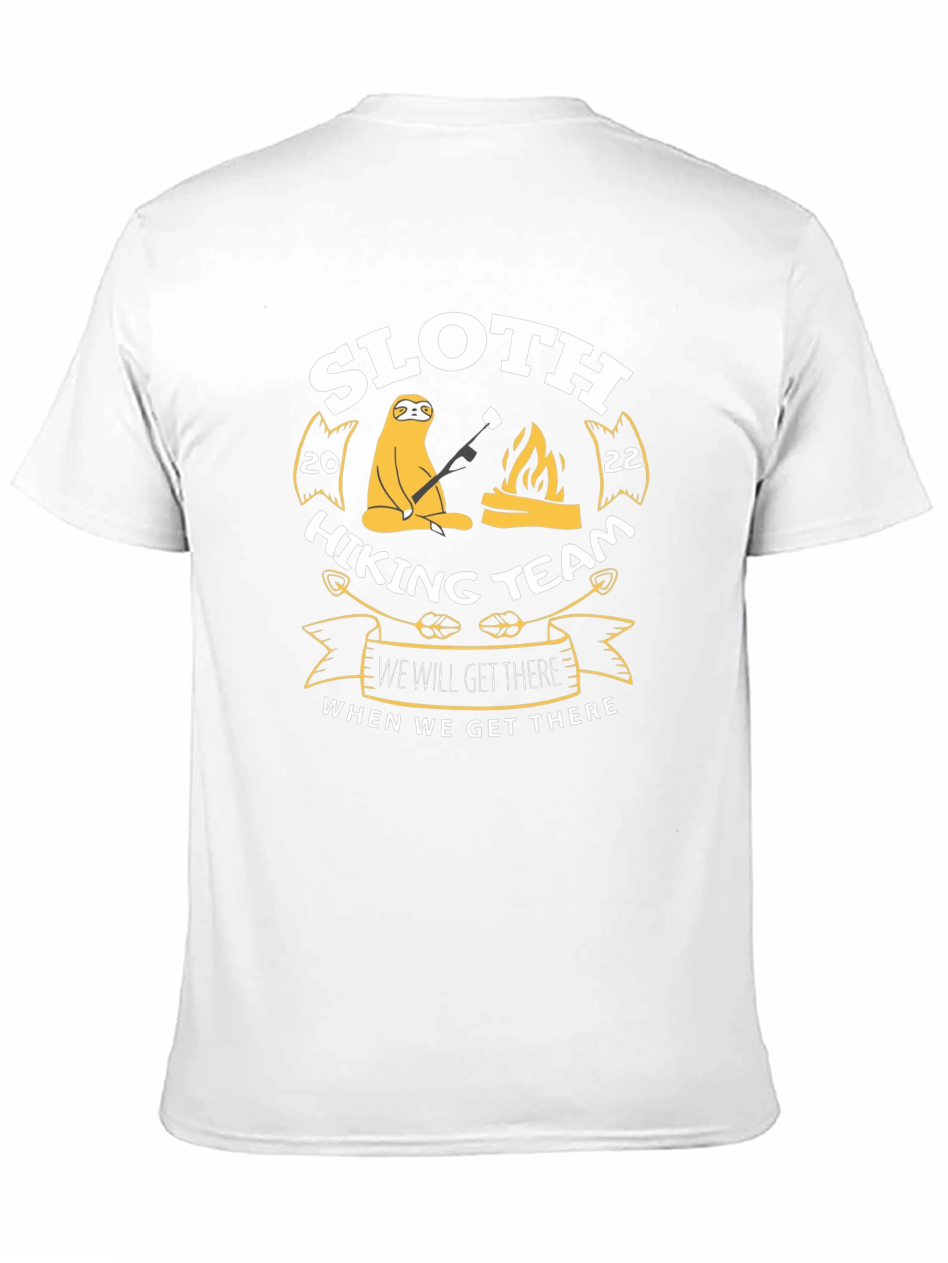 Sloth Hiking Team T-Shirt - Funny Graphic Tee