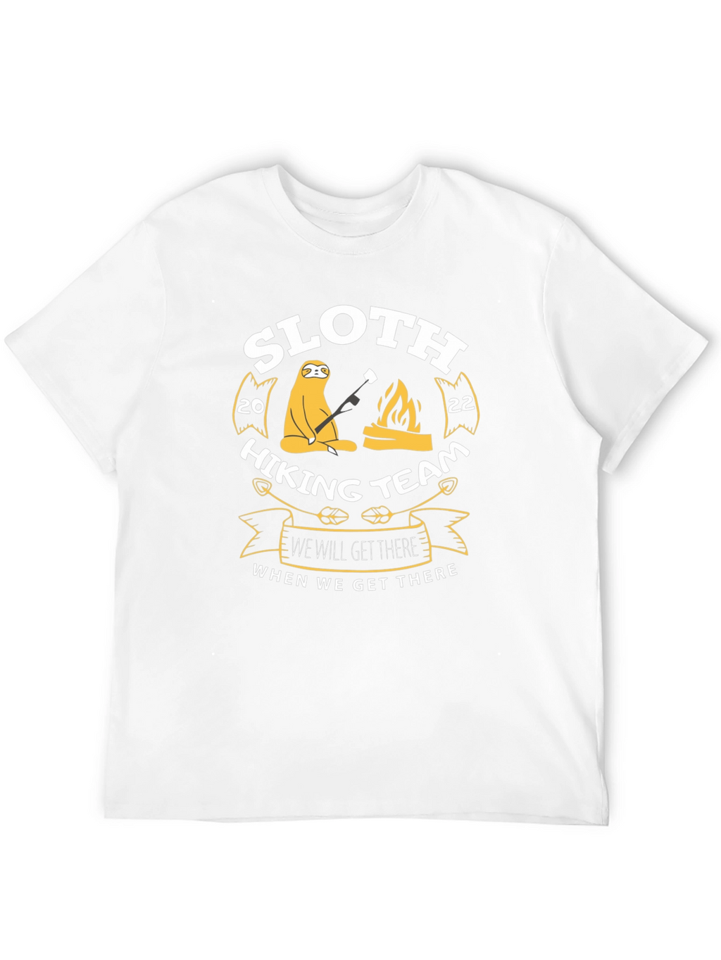 Sloth Hiking Team T-Shirt - Funny Graphic Tee