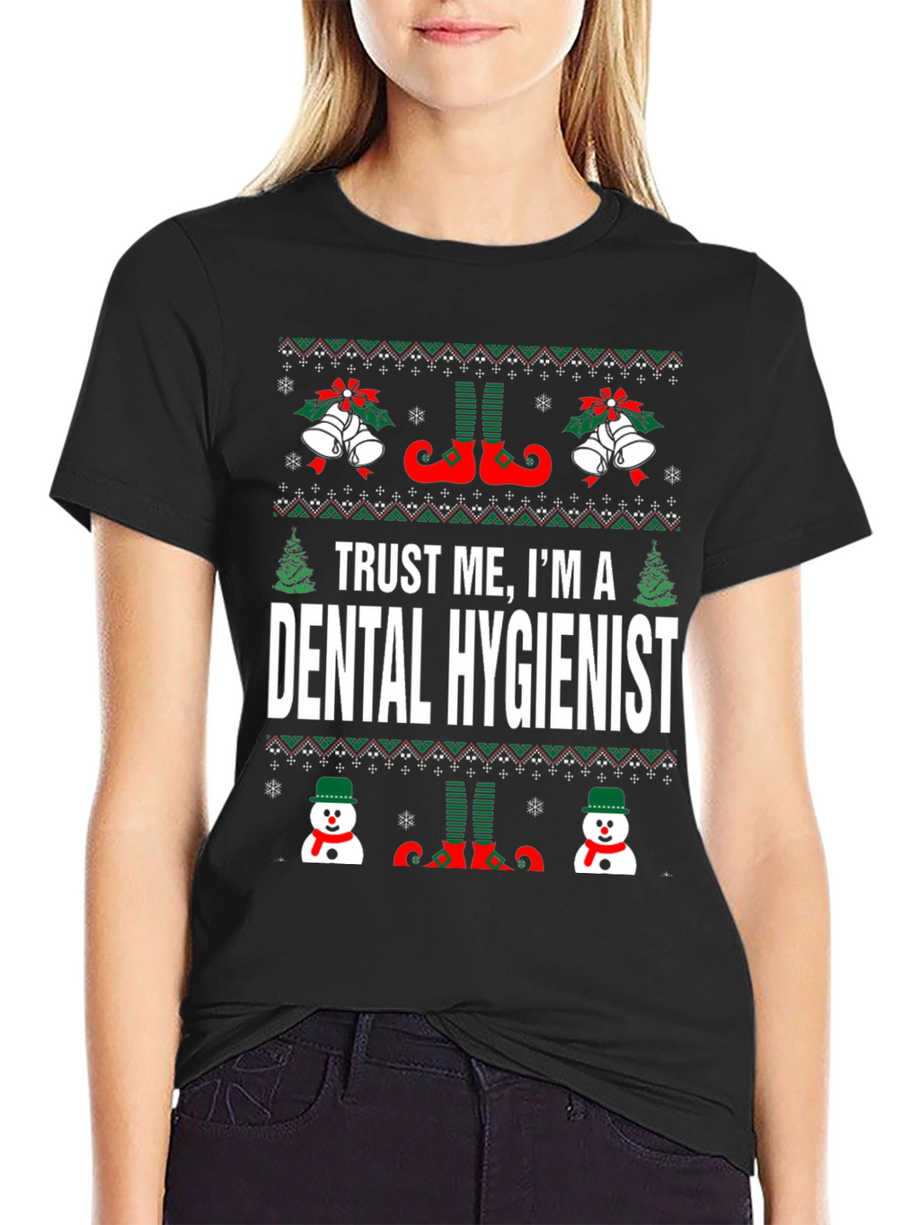 Dental Hygienist Christmas Sweater T-Shirt
