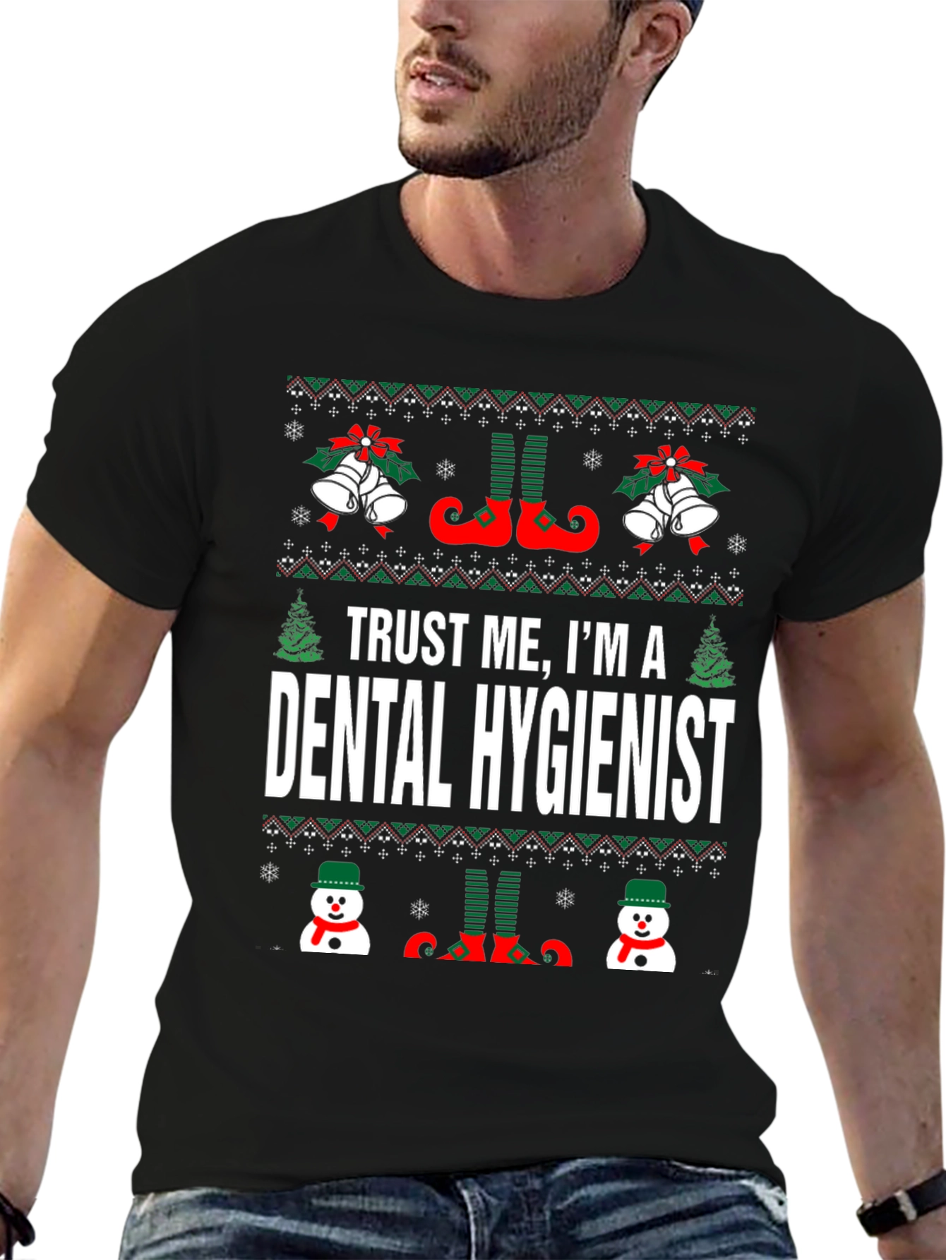 Dental Hygienist Christmas Sweater T-Shirt