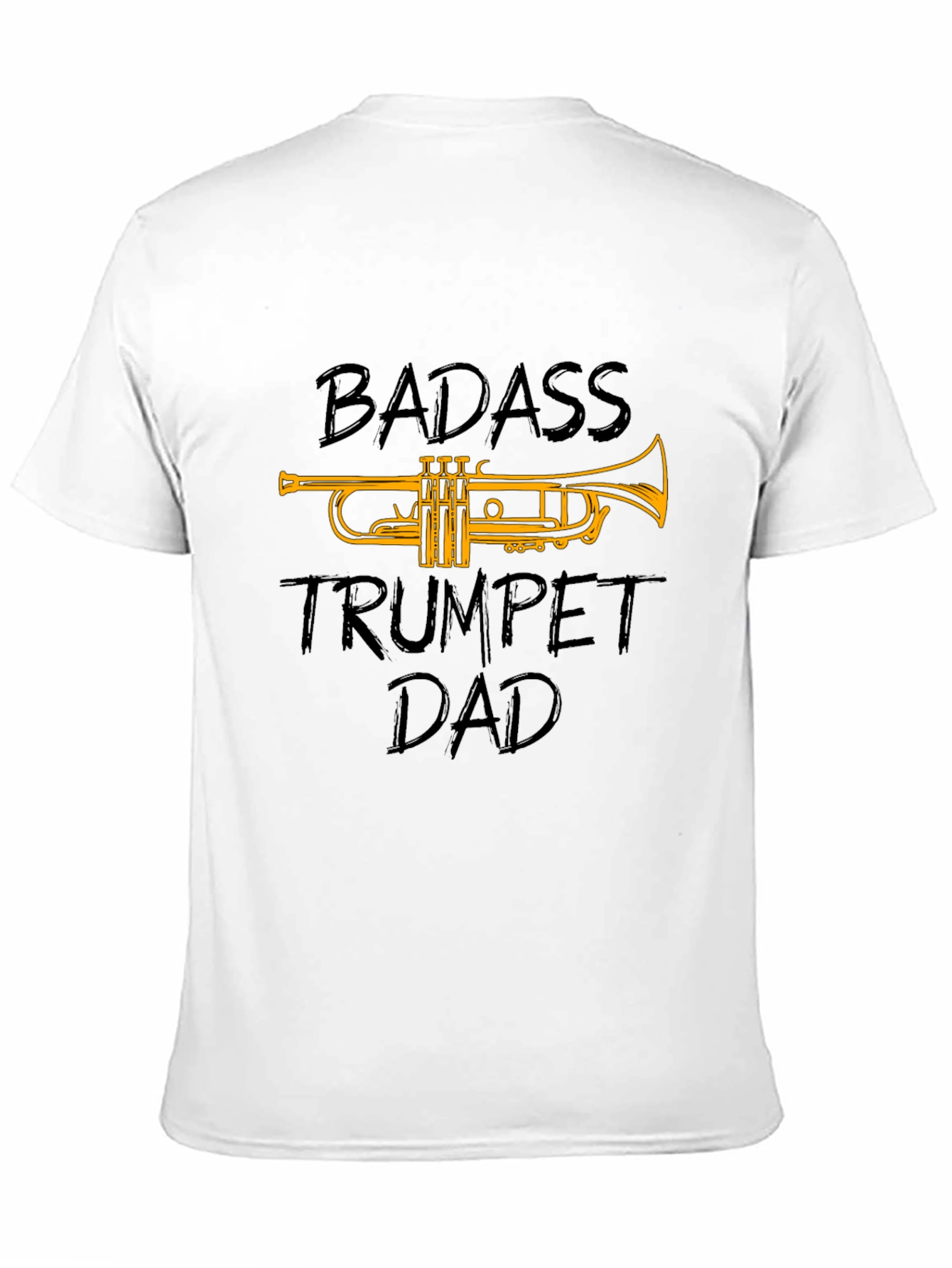 Badass Trumpet Dad Graphic T-Shirt