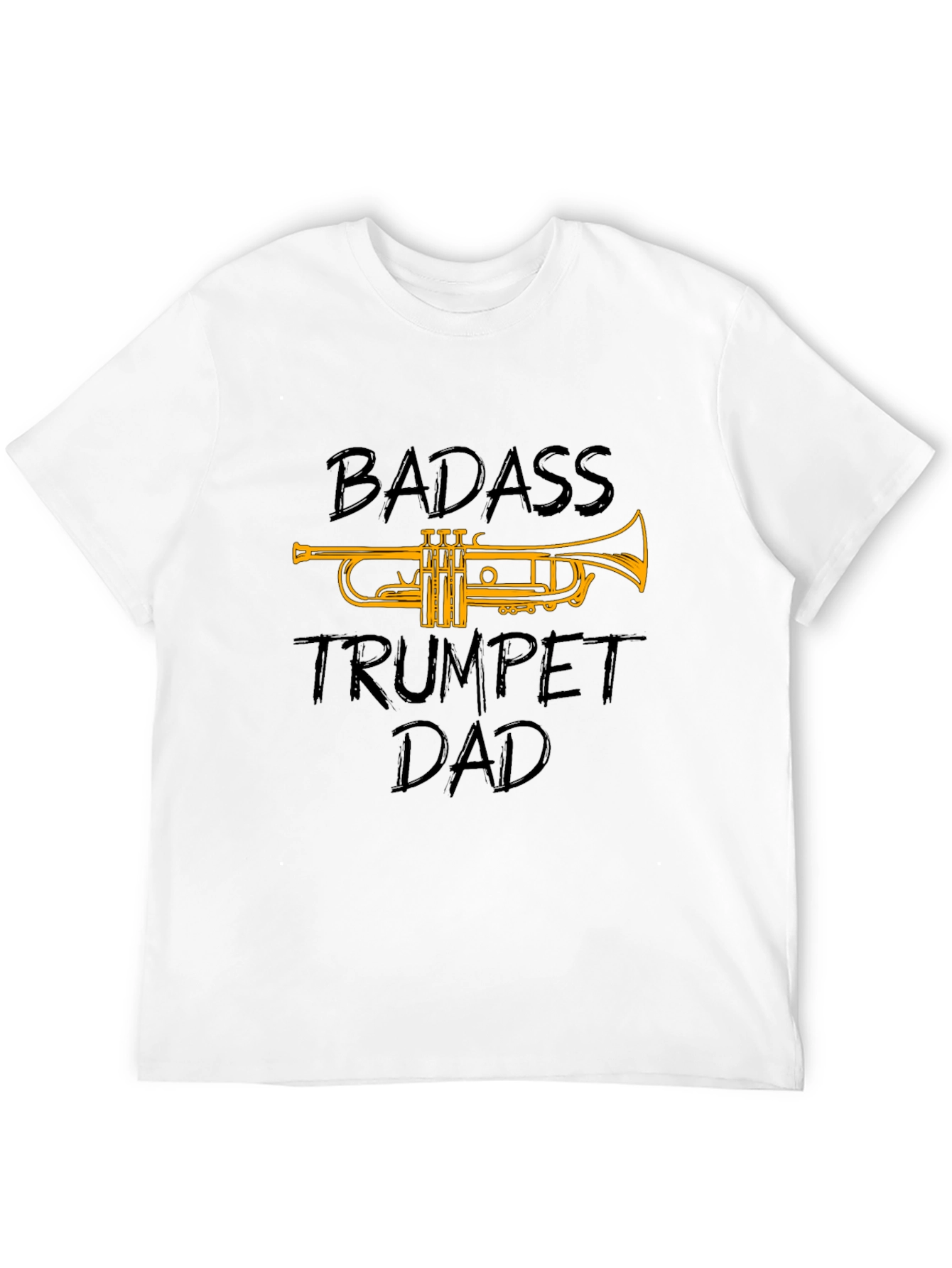 Badass Trumpet Dad Graphic T-Shirt