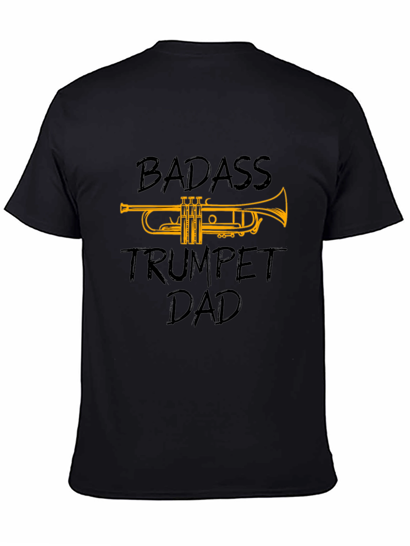 Badass Trumpet Dad Graphic T-Shirt