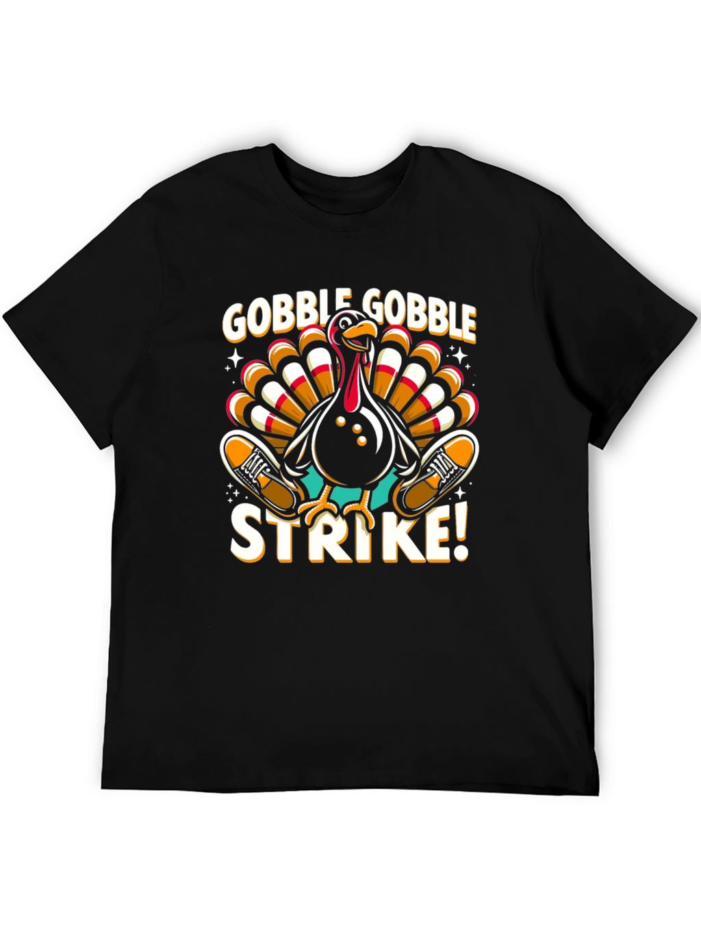 Gobble Gobble Strike Bowling Turkey T-Shirt