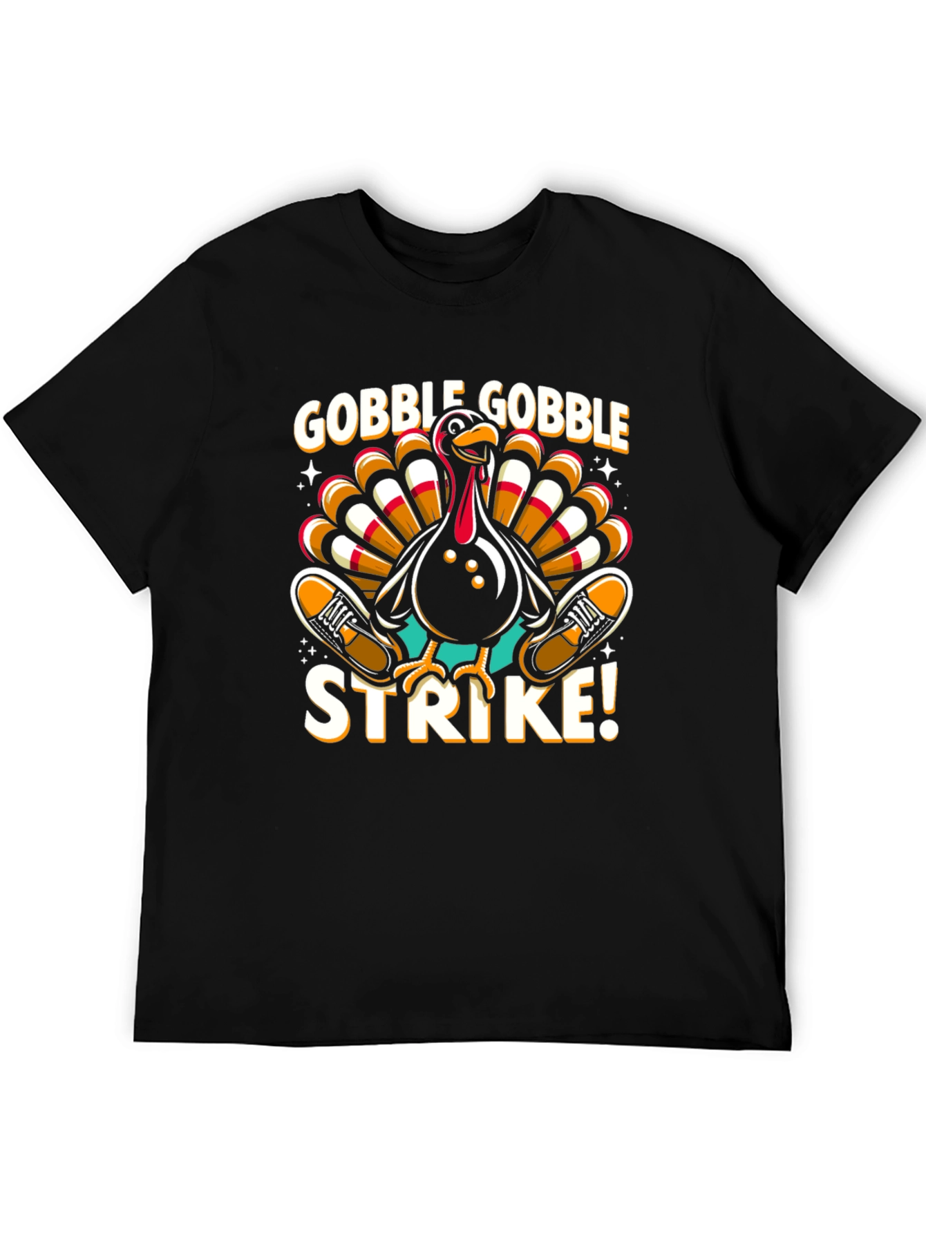 Gobble Gobble Strike Bowling Turkey T-Shirt