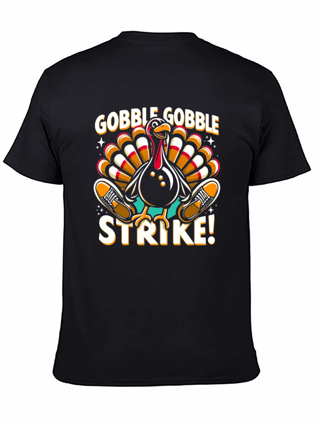 Gobble Gobble Strike Bowling Turkey T-Shirt