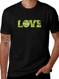 Tennis Love Graphic T-Shirt - Sporty Design