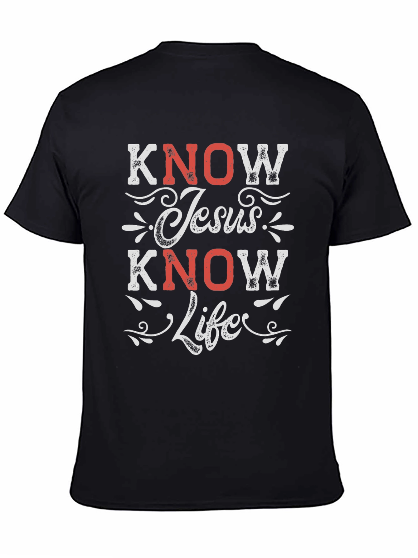 Know Jesus Know Life Graphic T-Shirt