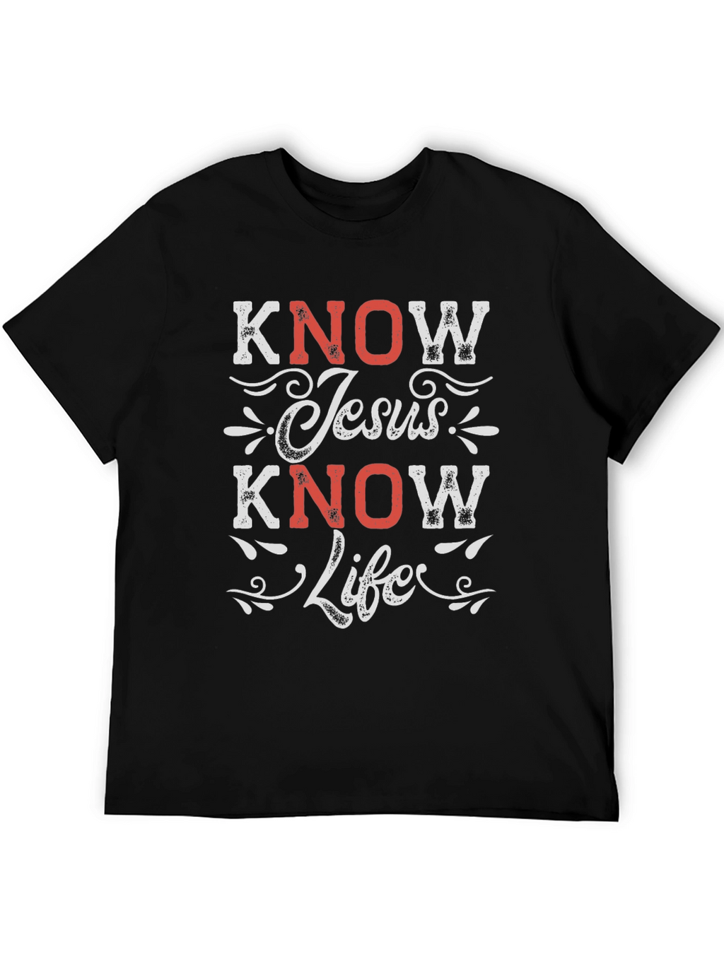 Know Jesus Know Life Graphic T-Shirt