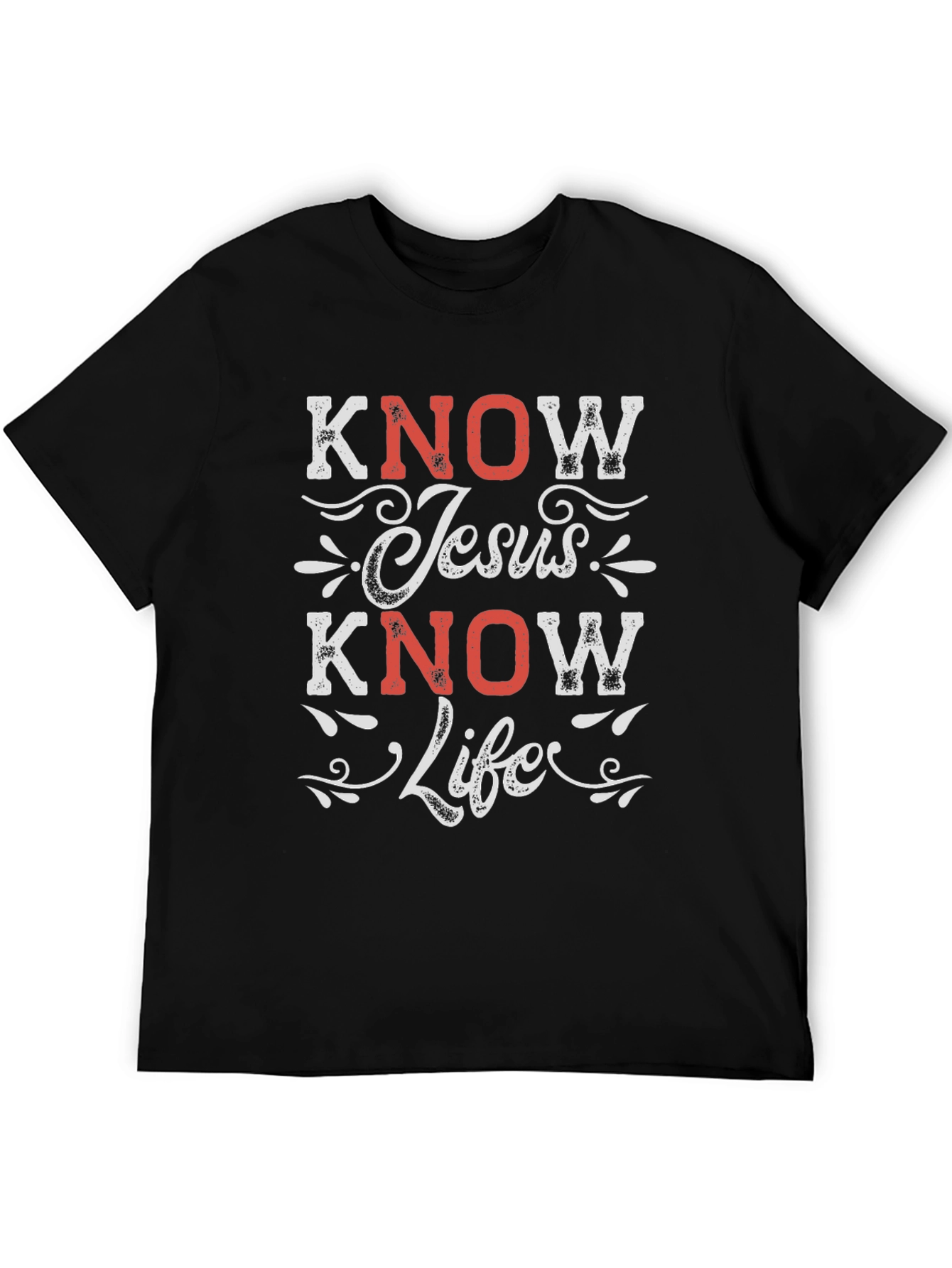 Know Jesus Know Life Graphic T-Shirt