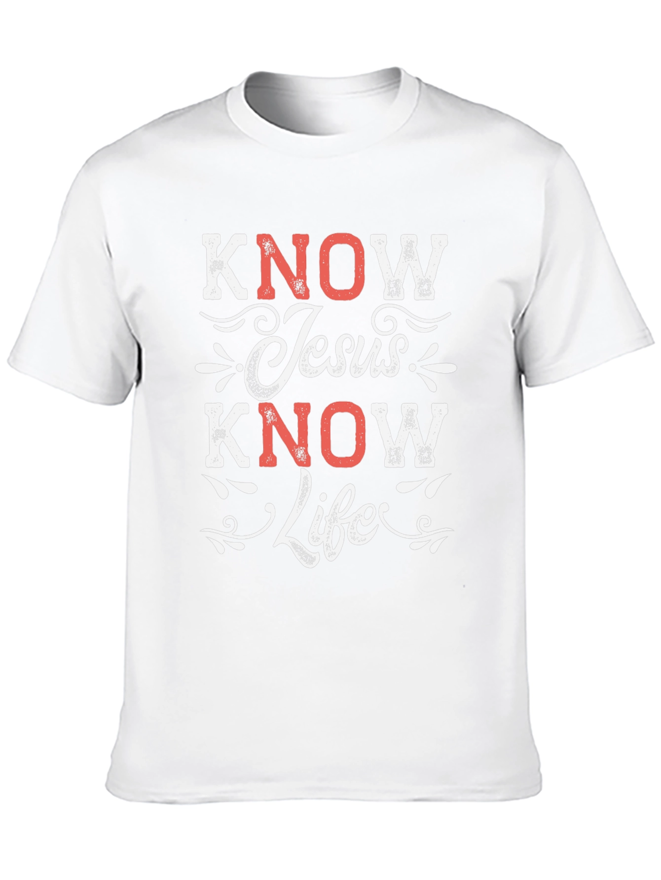 Know Jesus Know Life Graphic T-Shirt