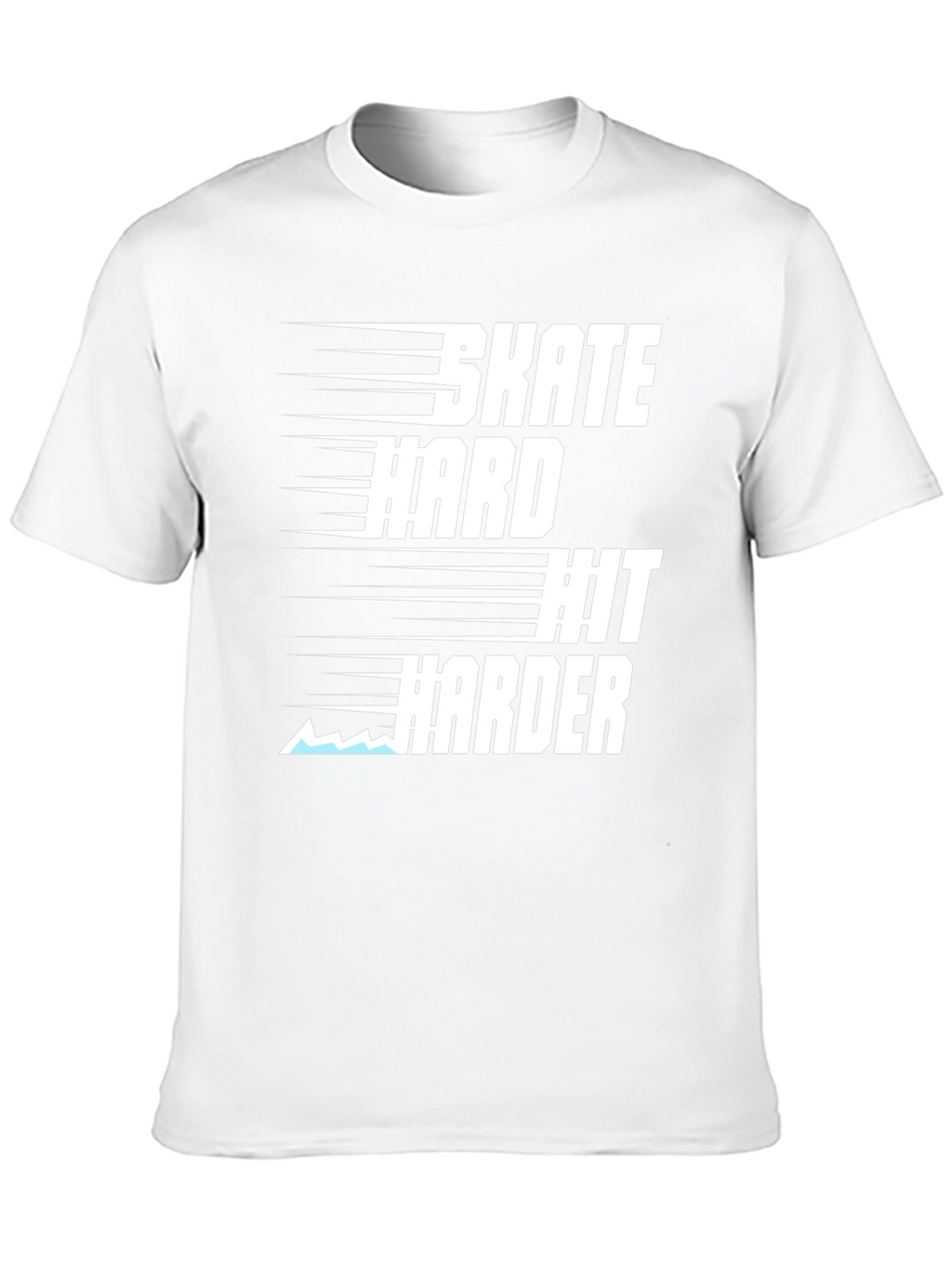 Skate Hard Hit Harder Graphic Tee