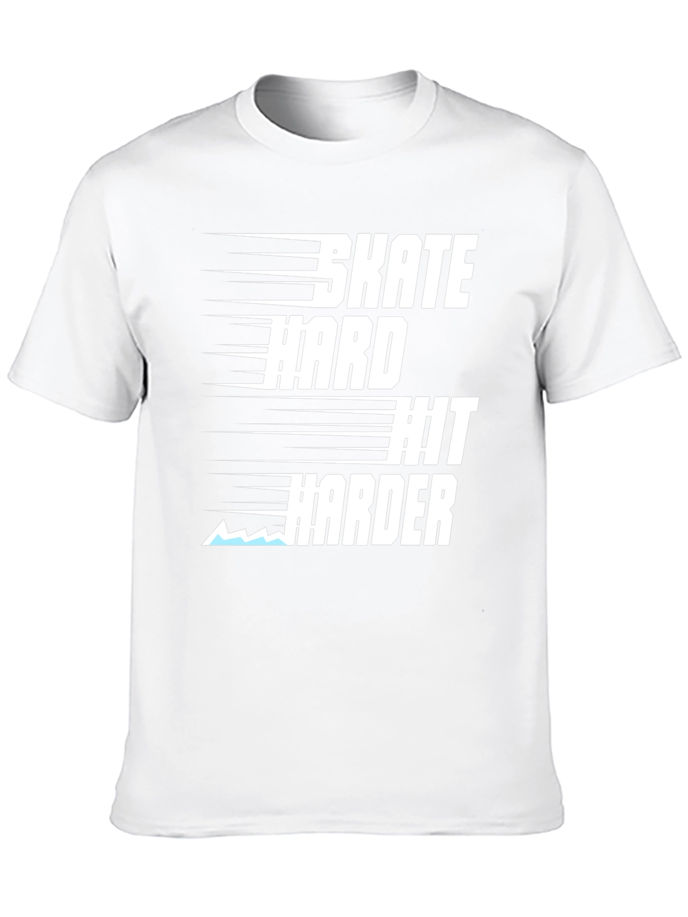 Skate Hard Hit Harder Graphic Tee