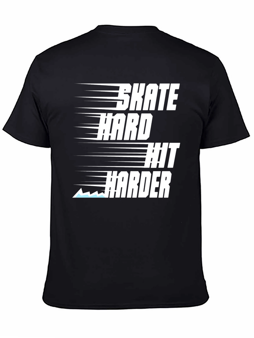 Skate Hard Hit Harder Graphic Tee