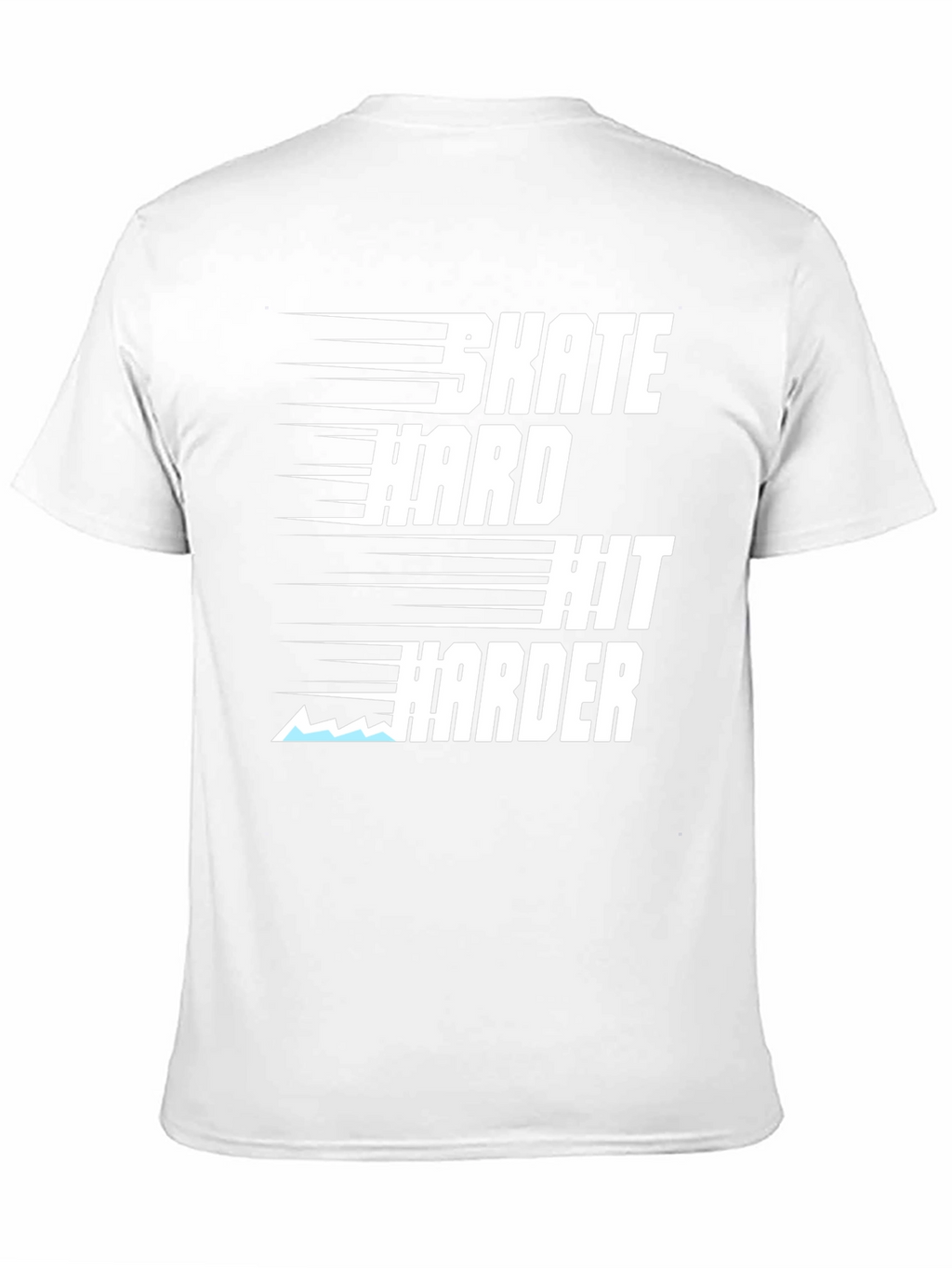 Skate Hard Hit Harder Graphic Tee