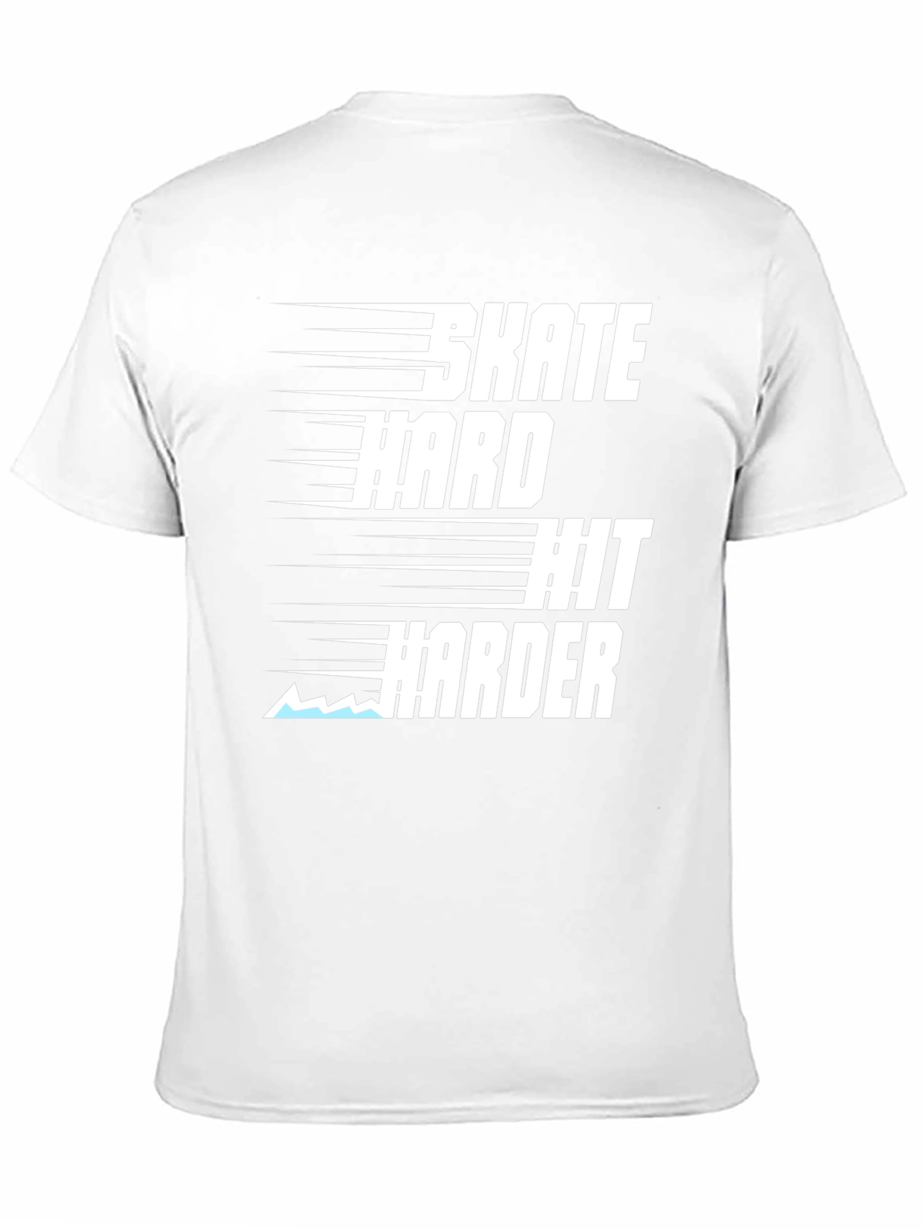 Skate Hard Hit Harder Graphic Tee